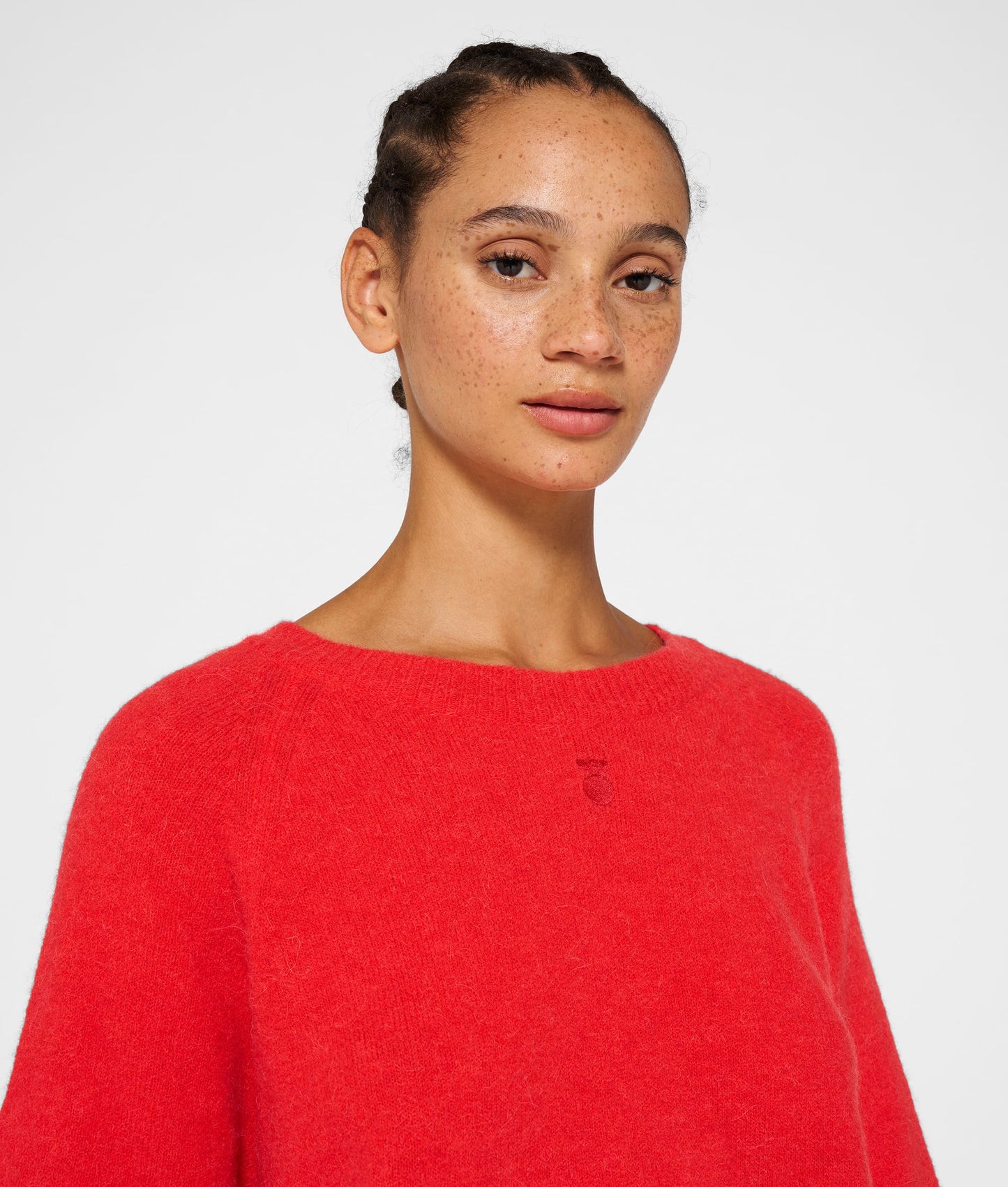 10DAYS SHORT SLEEVE KNIT SWEATER