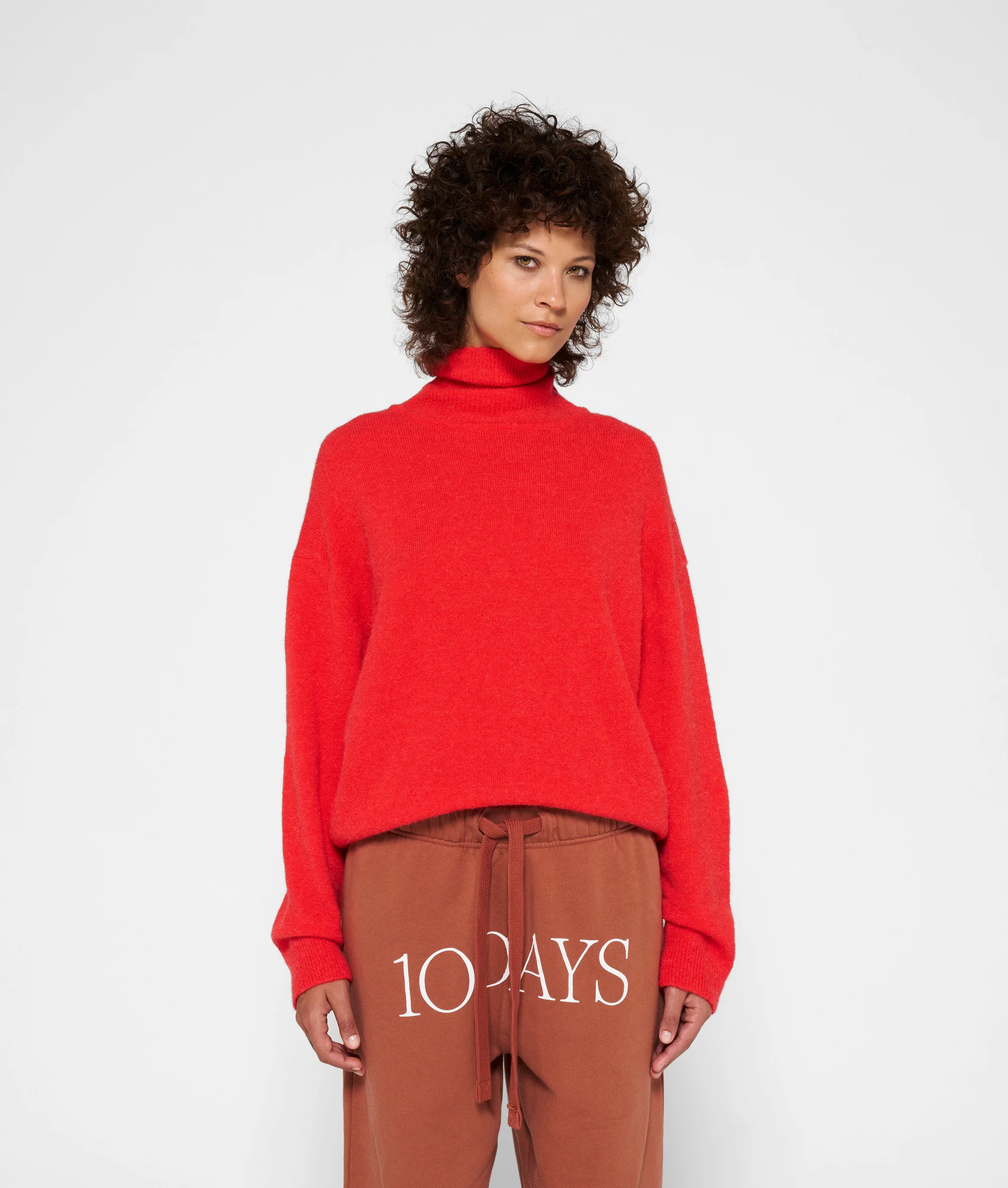 10DAYS HIGH NECK KNIT SWEATER