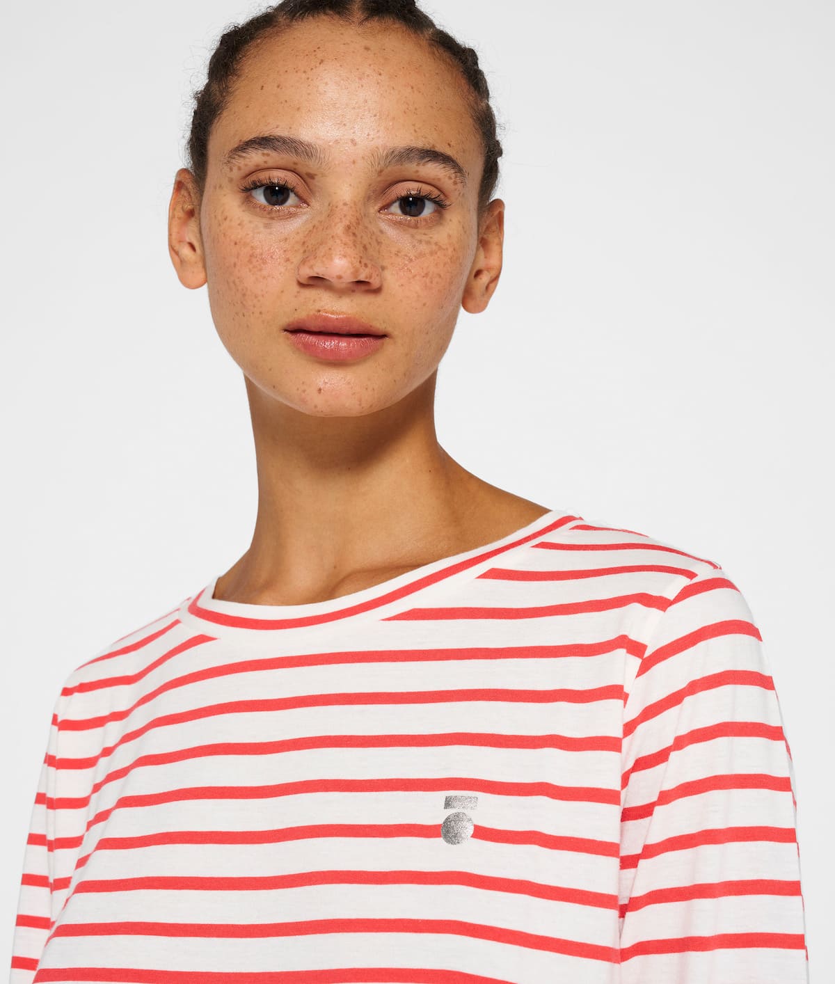 10DAYS STRIPED LONG SLEEVE T-SHIRT