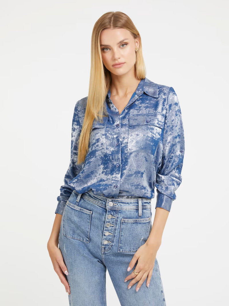 CAMISSA EFECTE METALITZAT DE GUESS