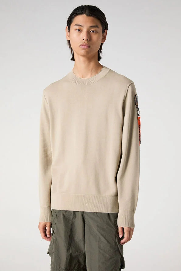 JERSEY BEIGE DE COTÓ DE PARAJUMPERS