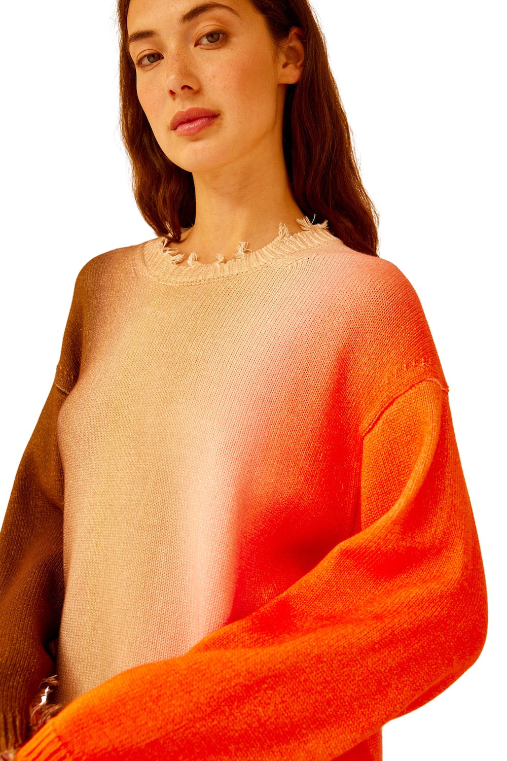 JERSEY DE COLL RODÓ AMB ESTAMPAT OMBREJAT DE SEMICOUTURE