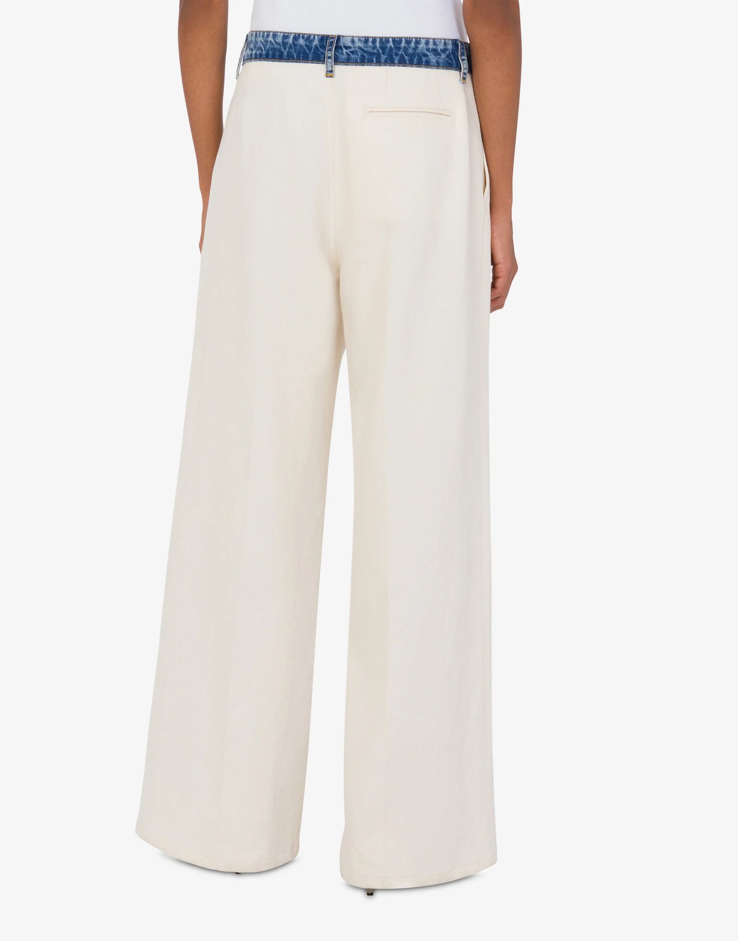 PANTALONES DE ALGODÓN ELÁSTICO TEXTURIZADO DE MOSCHINO JEANS