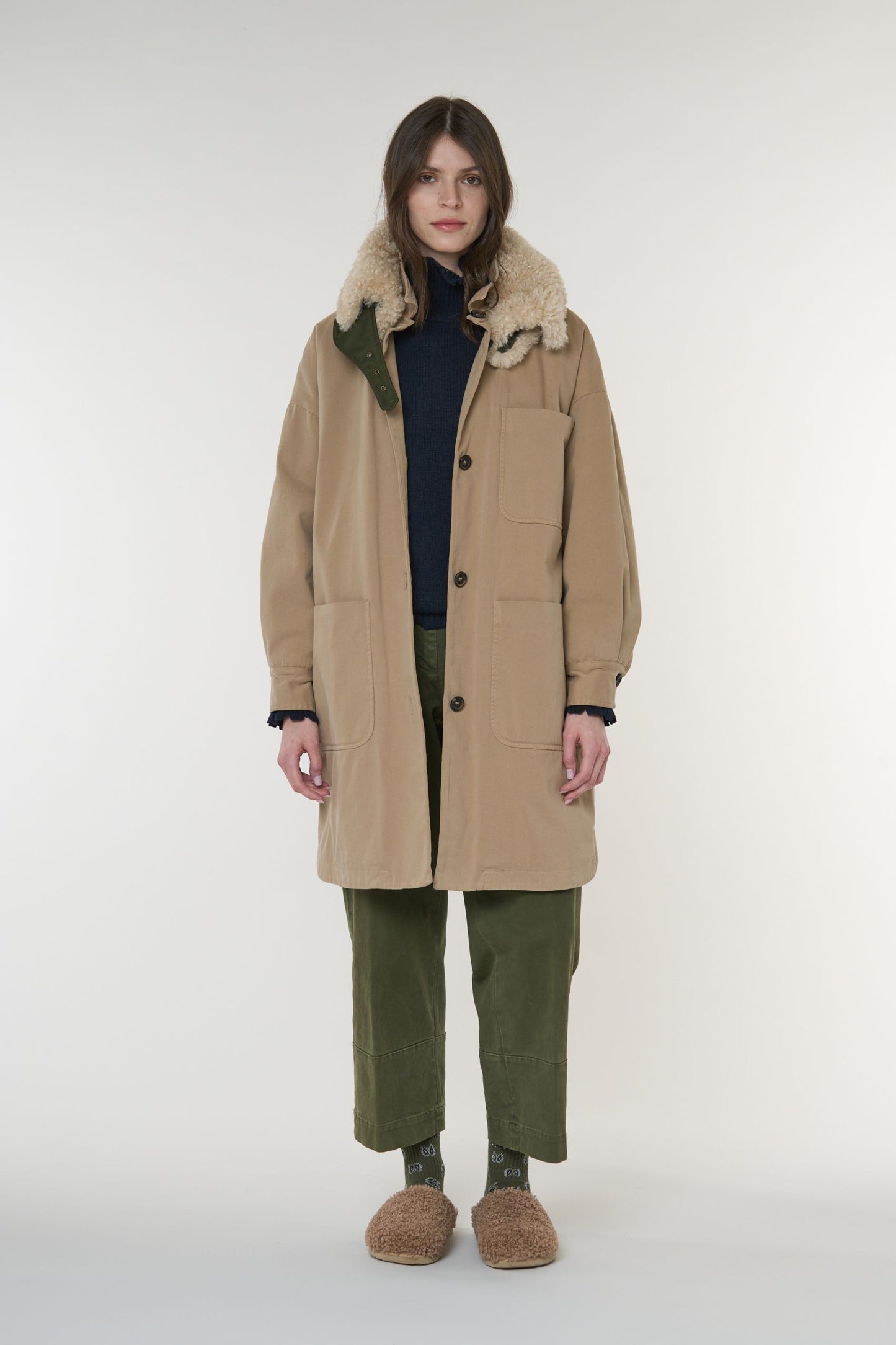 PARKA OVERSIZE DE ALGODÓN DE BAZAR DELUXE