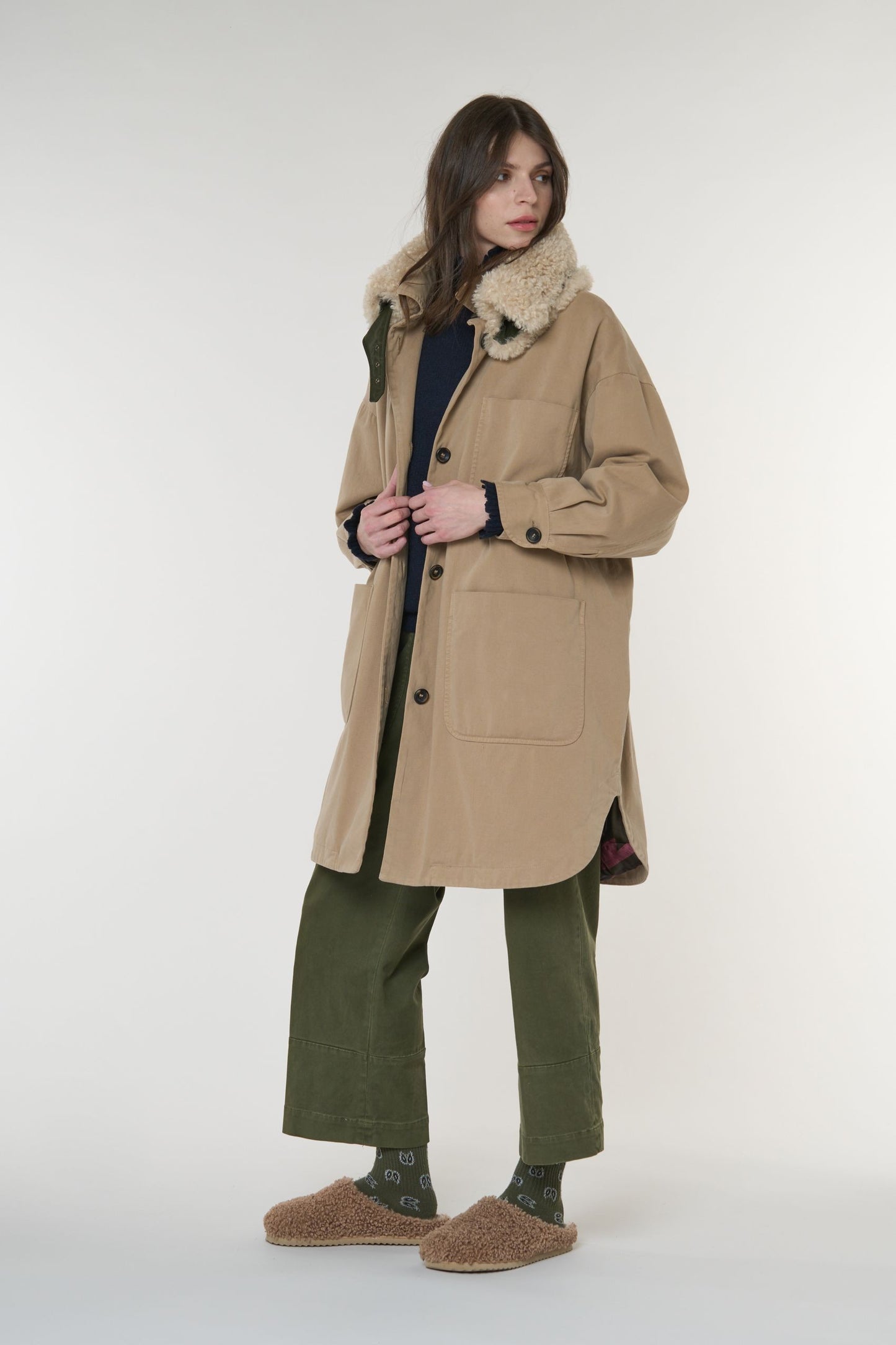 PARKA OVERSIZE DE ALGODÓN DE BAZAR DELUXE