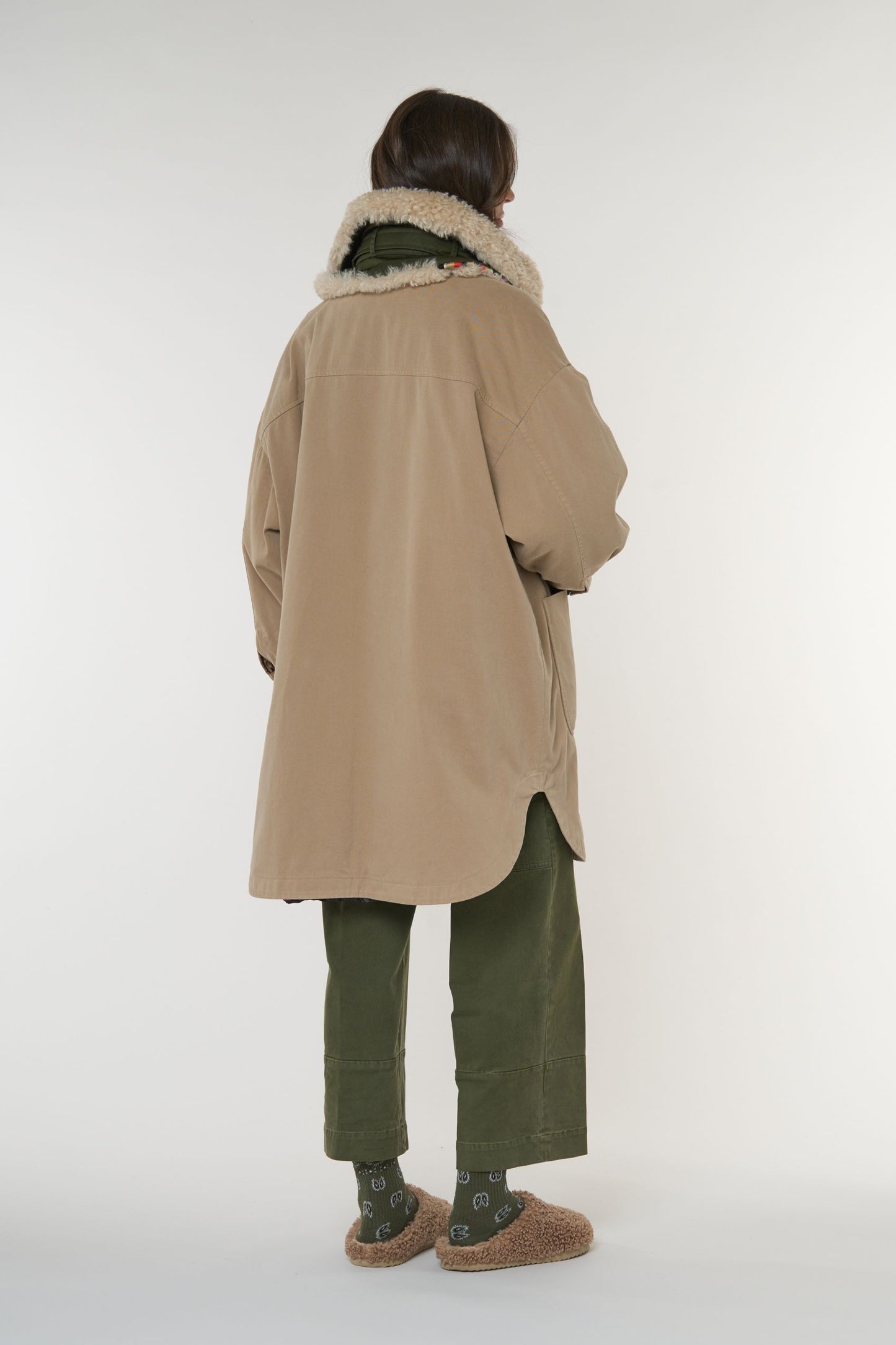 PARKA OVERSIZE DE ALGODÓN DE BAZAR DELUXE