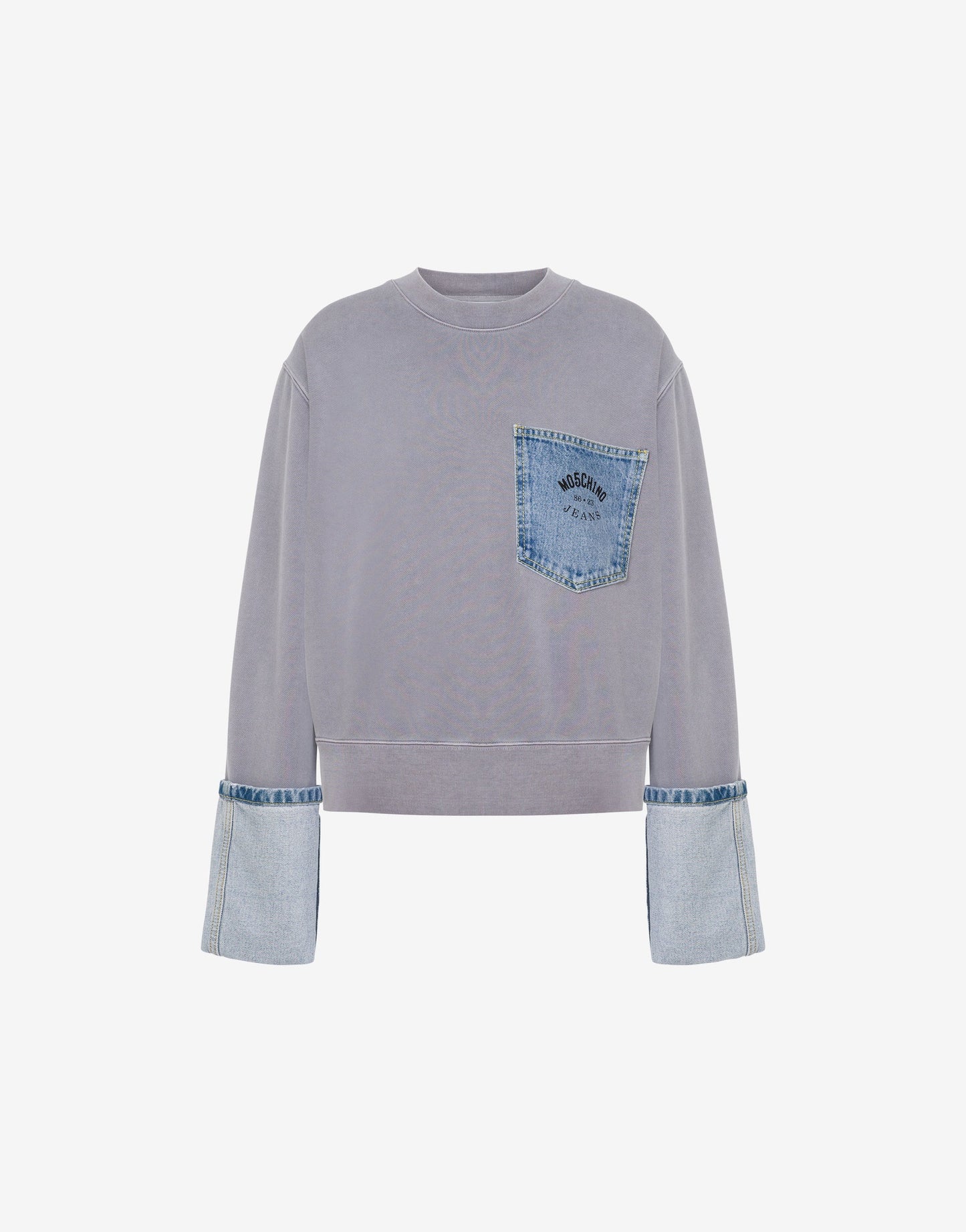 SUDADERA DE ALGODÓN DE MOSCHINO JEANS