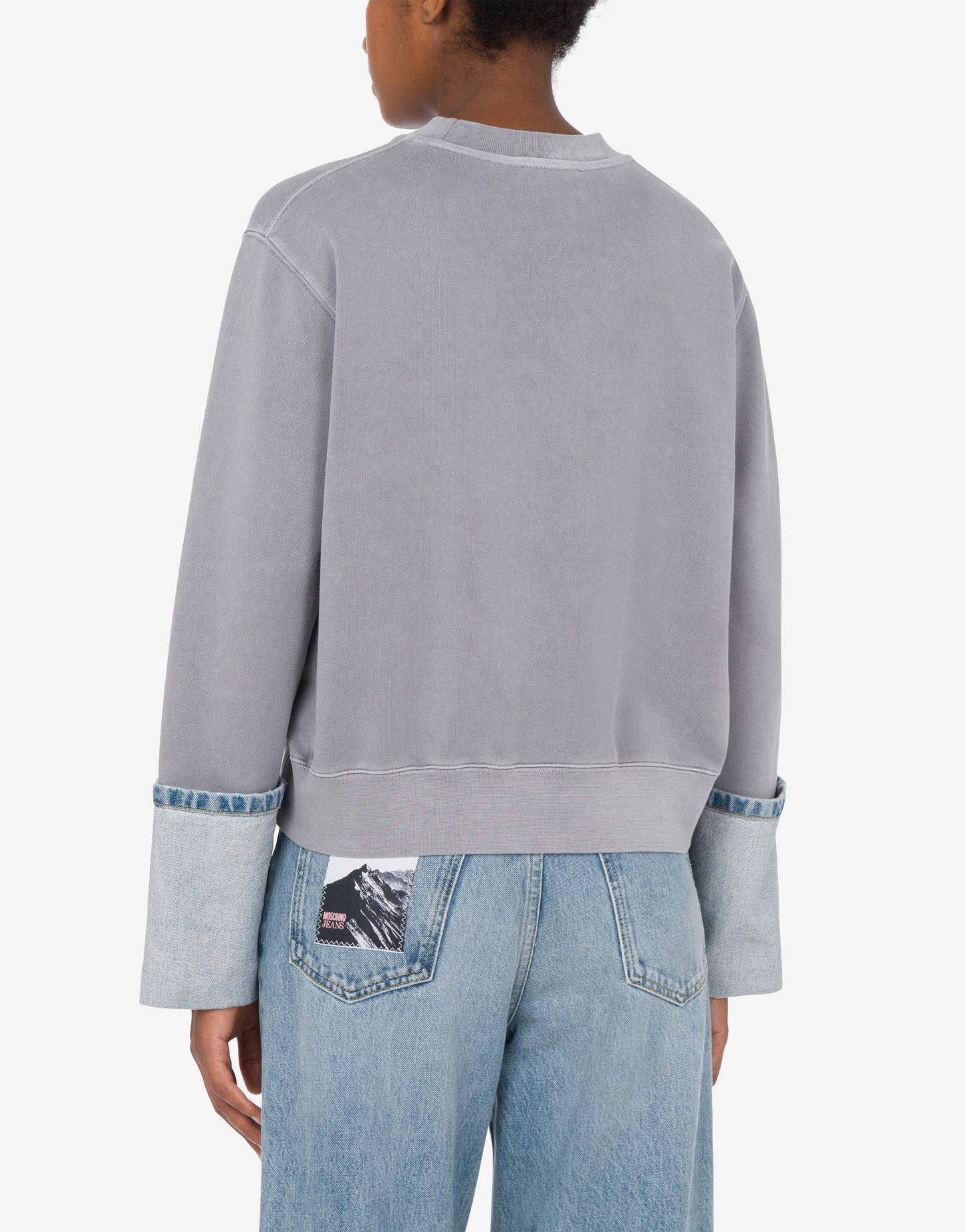 SUDADERA DE ALGODÓN DE MOSCHINO JEANS