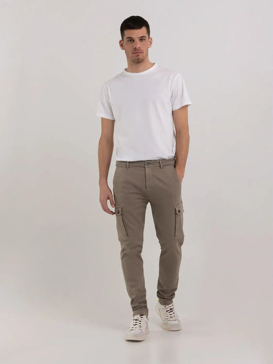 VAQUERS DE TALL SLIM FIT JAAN COLOR TERRA DE REPLAY JEANS