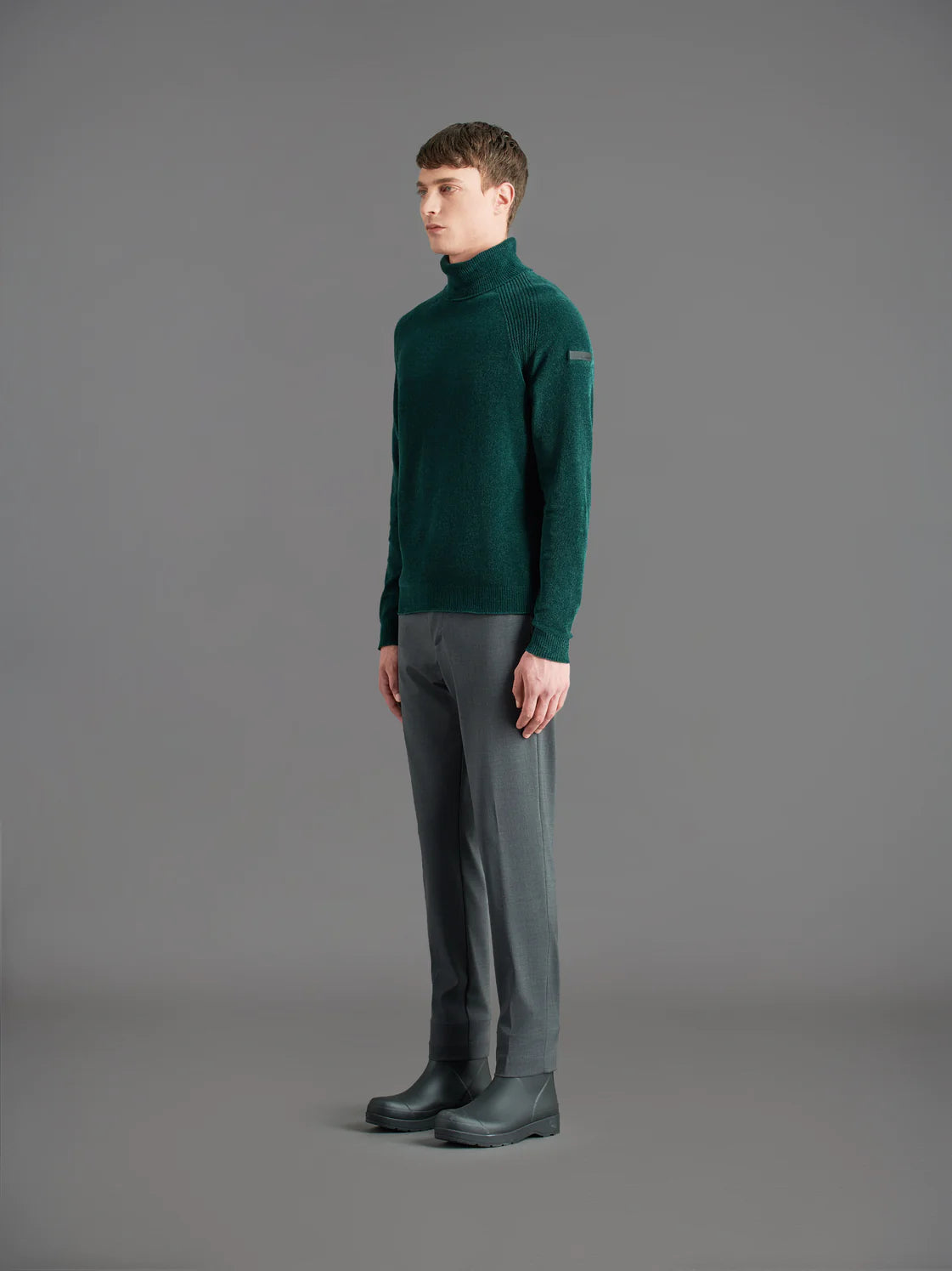 RRD VELVET HIGH NECK KNIT SWEATER