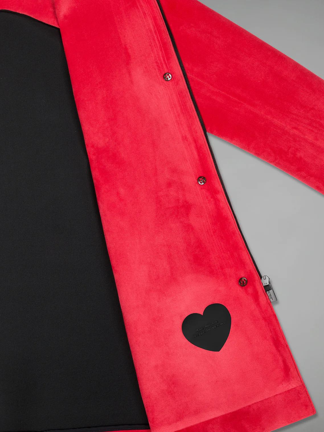 RRD CLASSIC RED VELVET PARKA