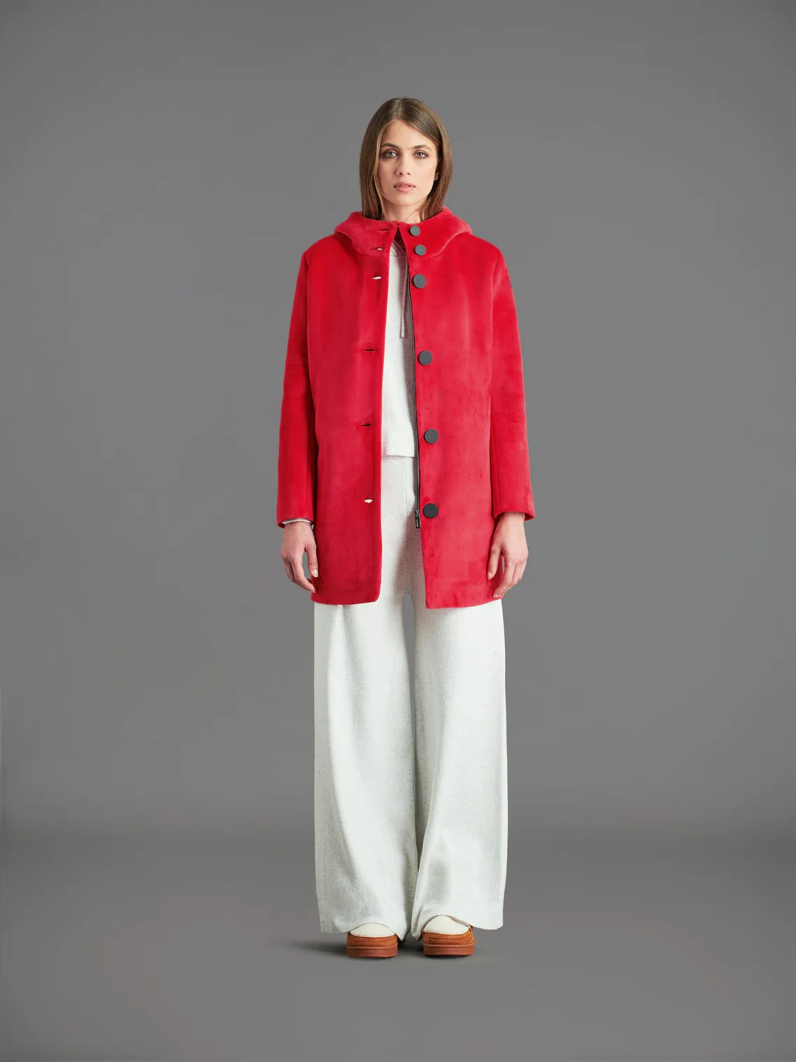 RRD CLASSIC RED VELVET PARKA