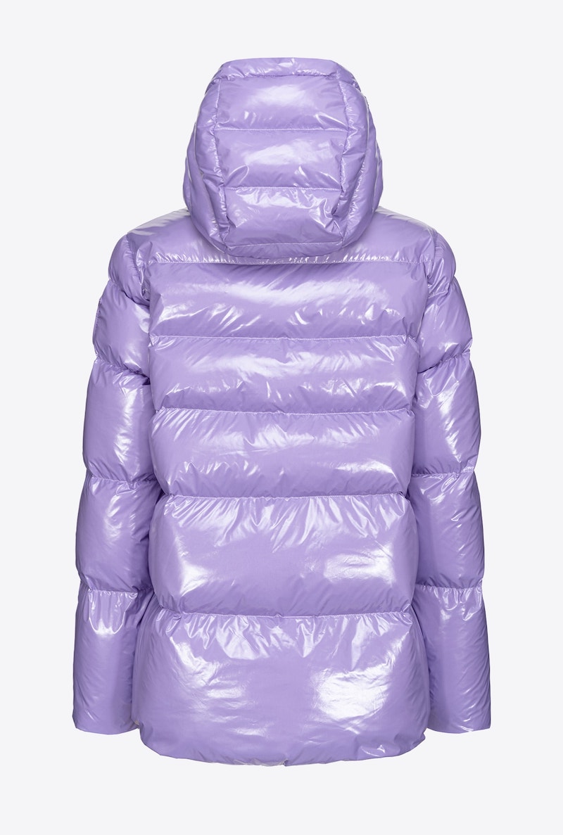 ABRIGO ACOLCHADO DE NAILON CRISTAL DE PINKO