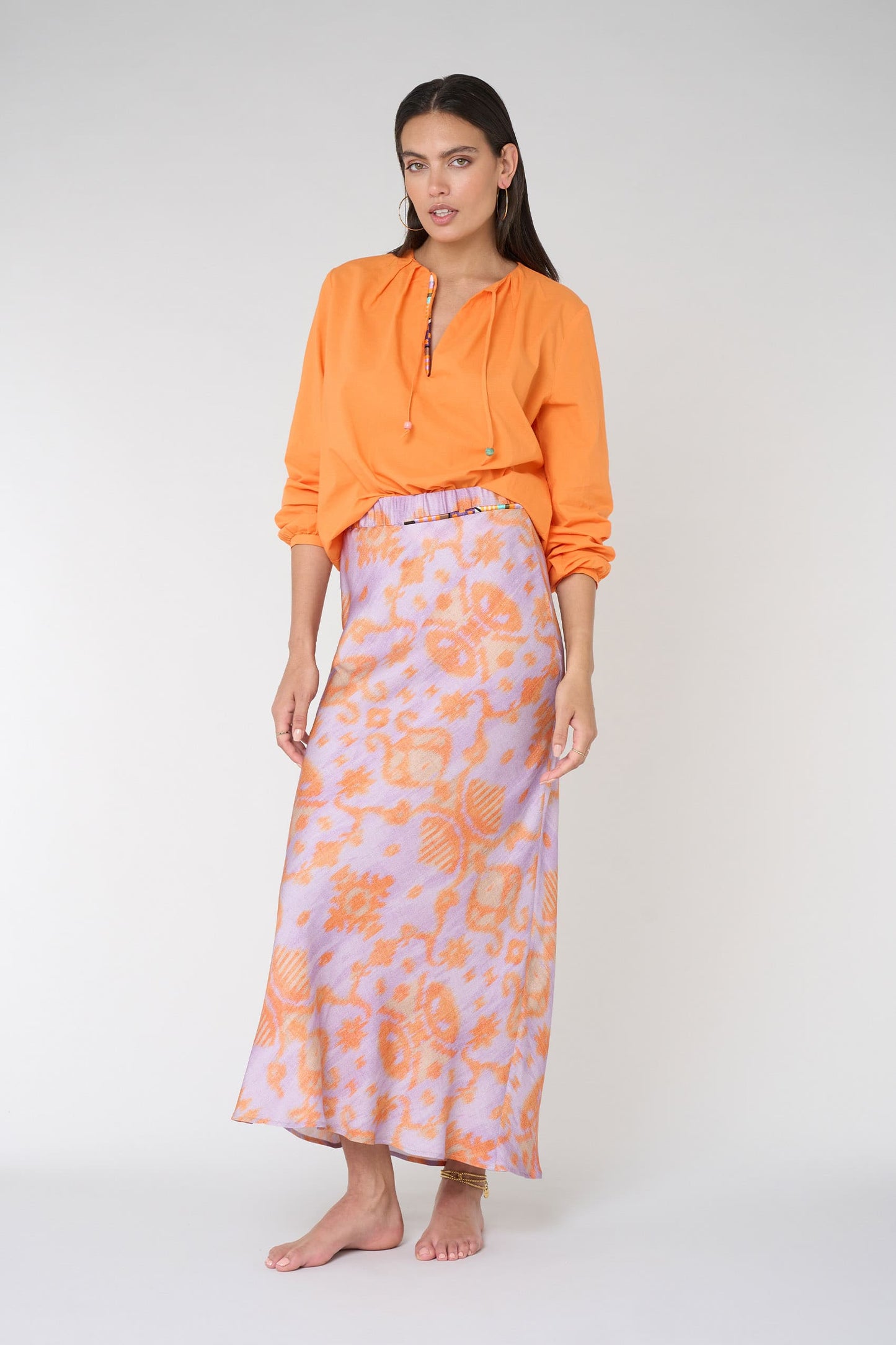 CAMISA AMB DETALLS ÈTNICS DE BASSAR DELUXE