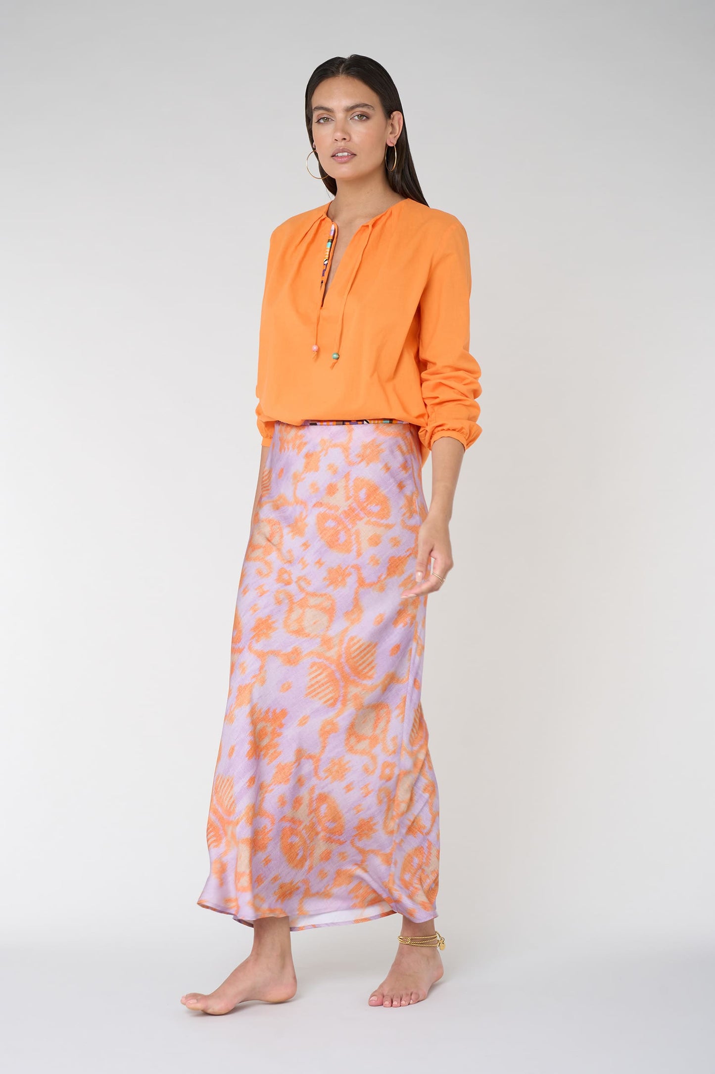 CAMISA AMB DETALLS ÈTNICS DE BASSAR DELUXE