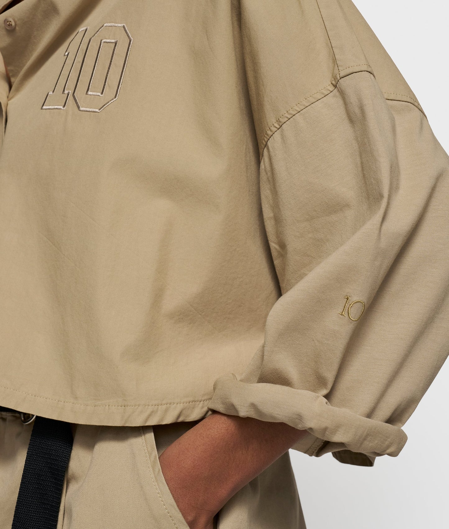 CAMISA CORTA OVERSIZE DE 10DAYS