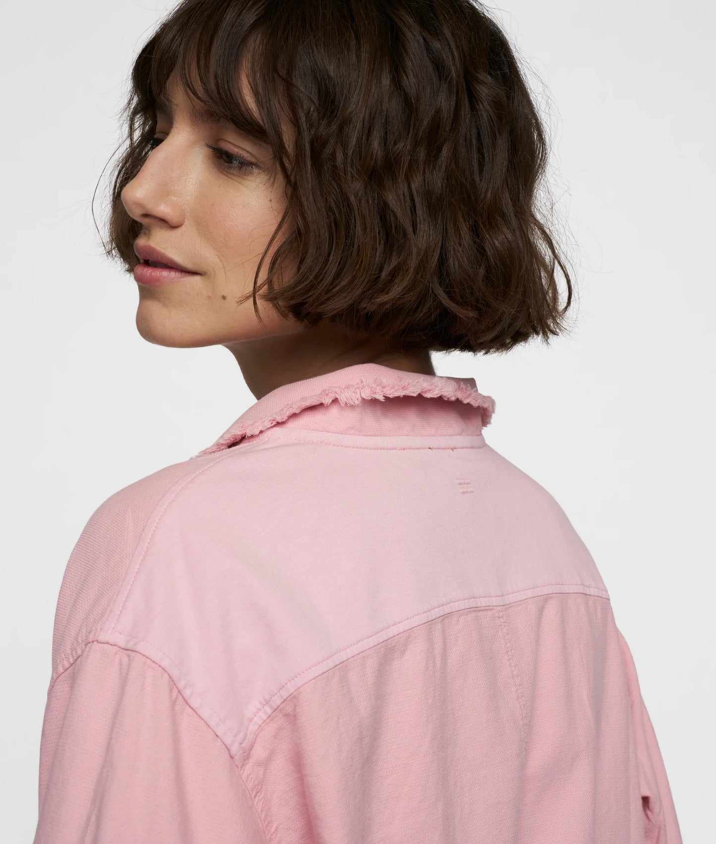 CAMISA DE ALGODÓN COLOR ROSA DE 10DAYS
