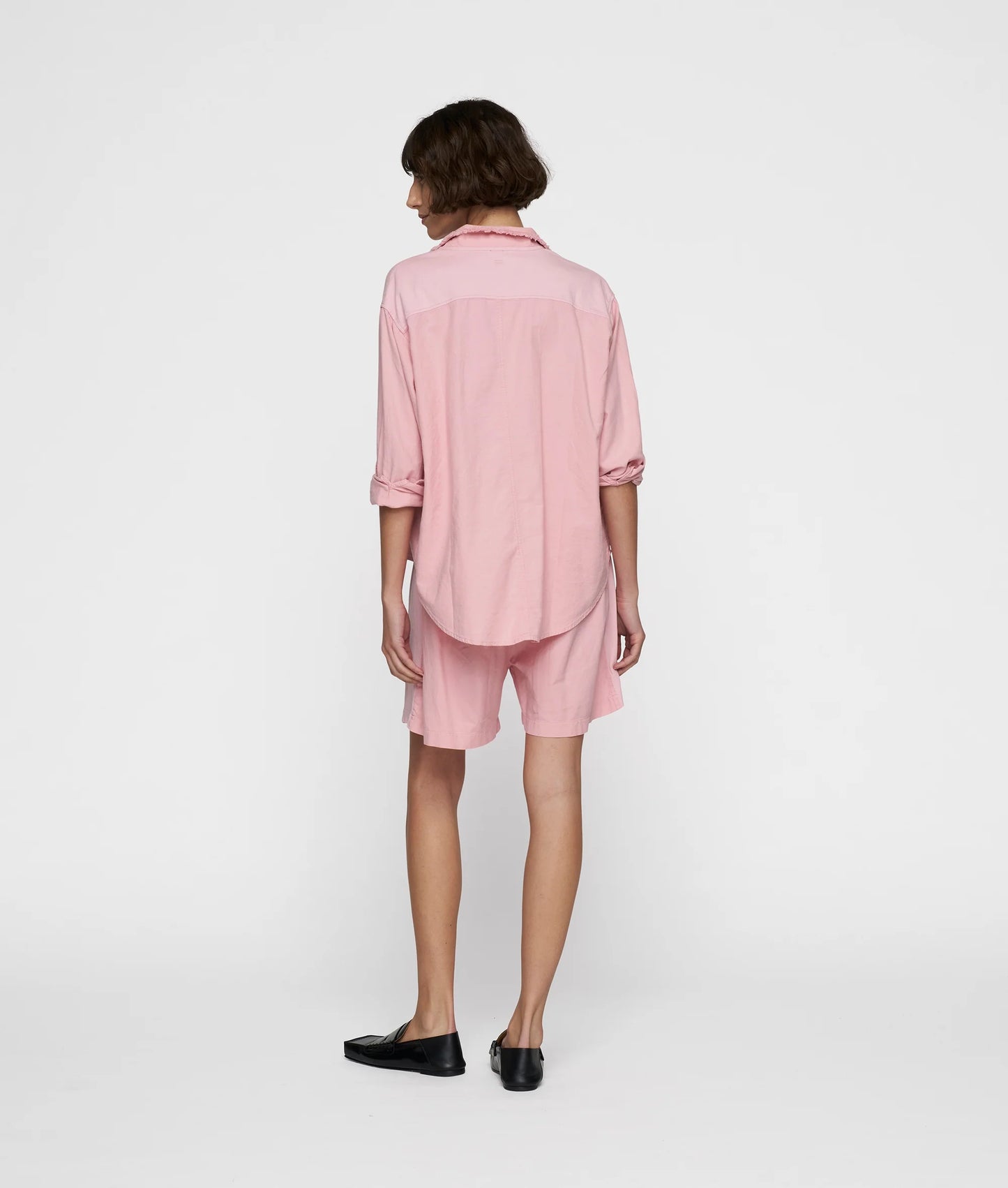 CAMISA DE ALGODÓN COLOR ROSA DE 10DAYS