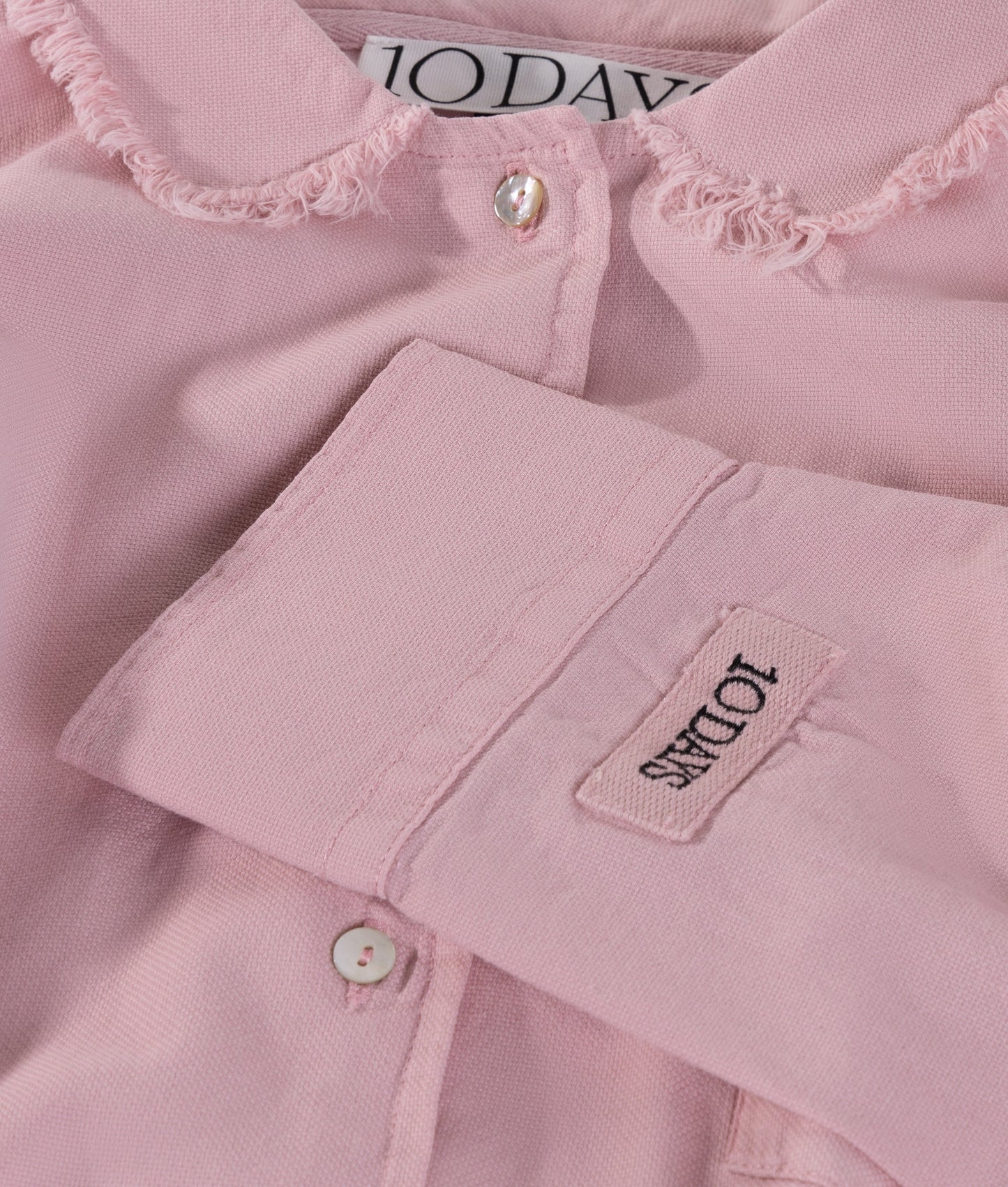 CAMISA DE ALGODÓN COLOR ROSA DE 10DAYS