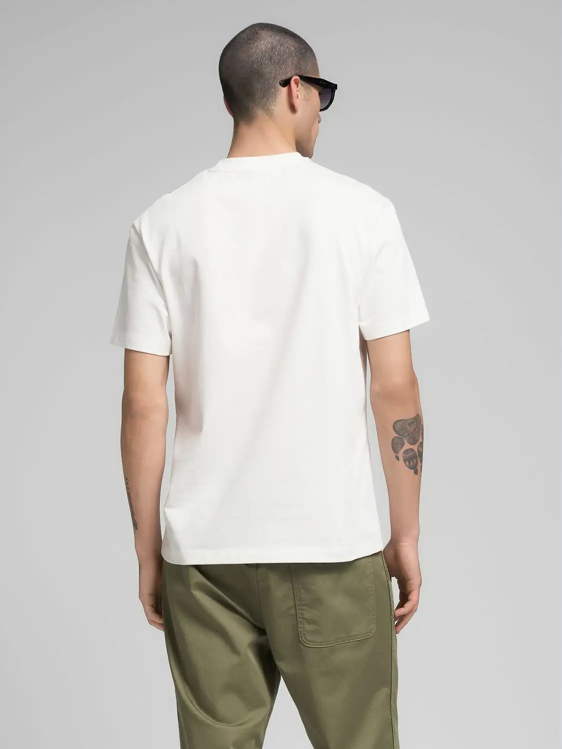 CAMISETA DE PUNTO CON CUELLO REDONDO DE REPLAY