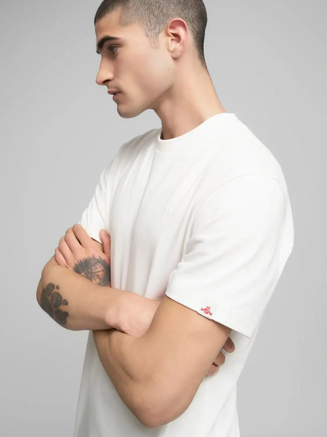 CAMISETA DE PUNTO CON CUELLO REDONDO DE REPLAY