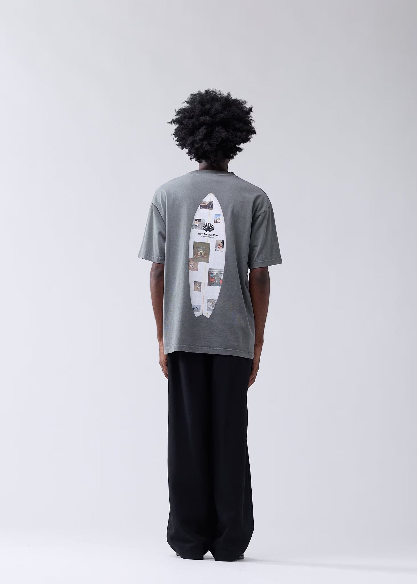 CAMISETA SURF ZINE SHARK DE NEW AMSTERDAM SURF ASSOCIATION
