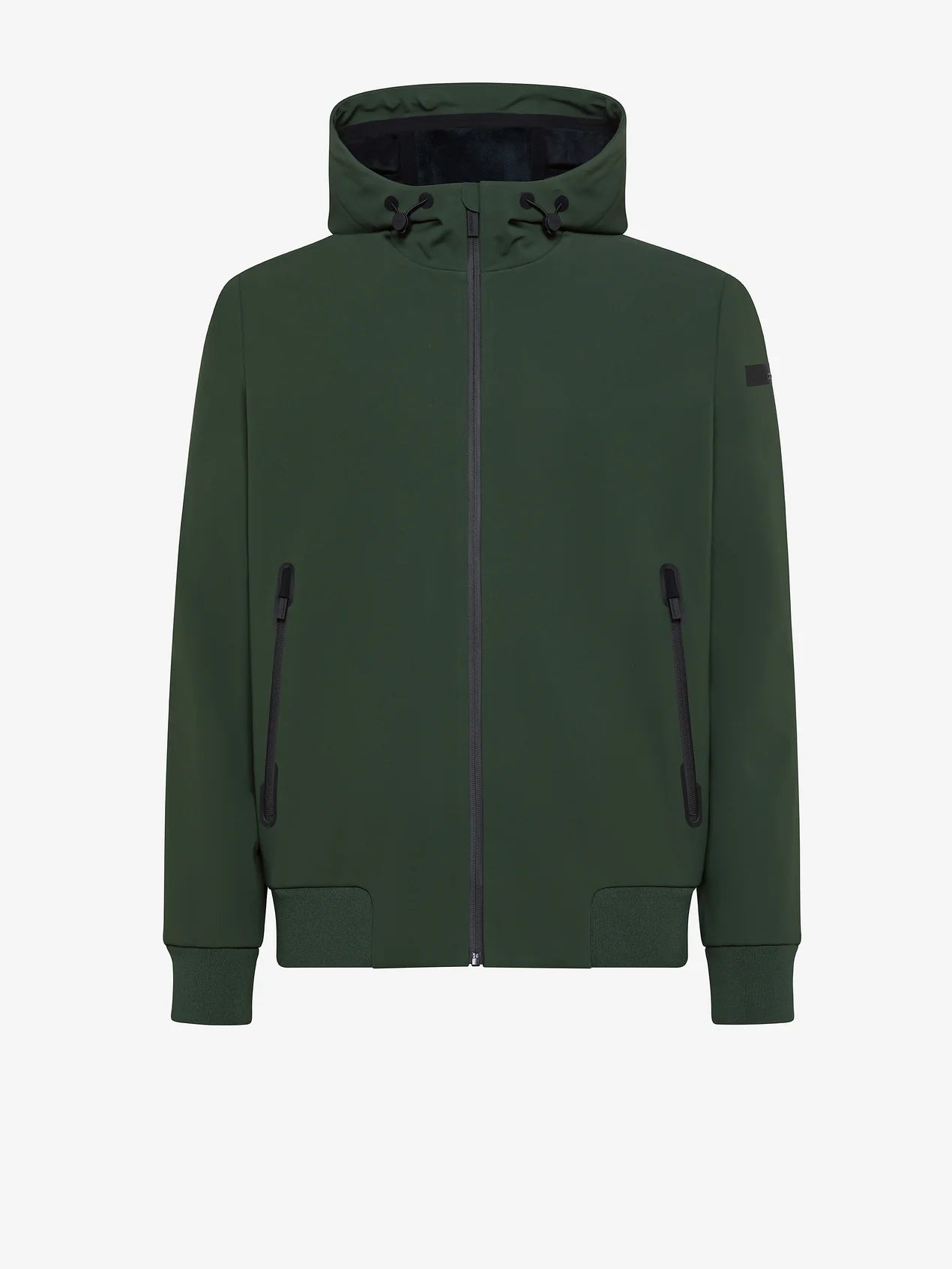 CHAQUETA CON CAPUCHA Y CREMALLERA DE RRD
