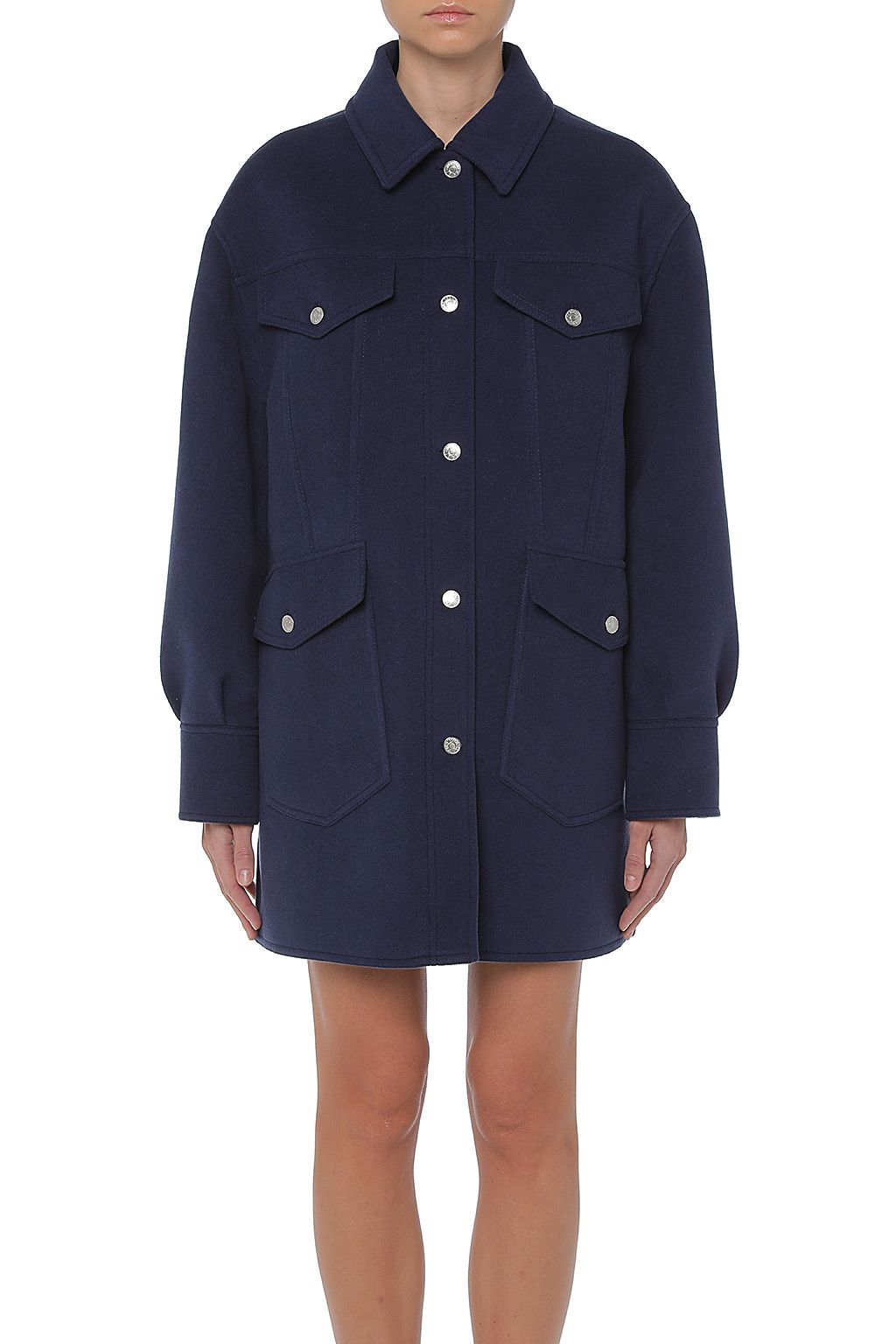 JAQUETA DE LLANA AMB BUTXAQUES DE MOSXÍ JEANS