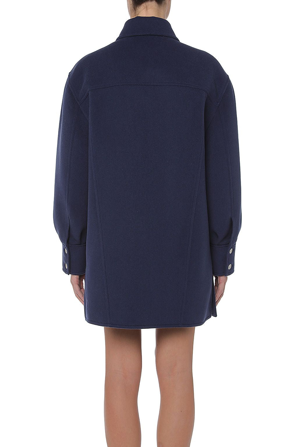 JAQUETA DE LLANA AMB BUTXAQUES DE MOSXÍ JEANS