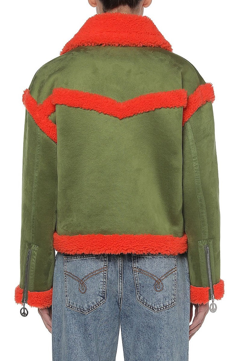 CHAQUETA DE TERCIOPELO 'PEACE SYMBOL' DE MOSCHINO JEANS