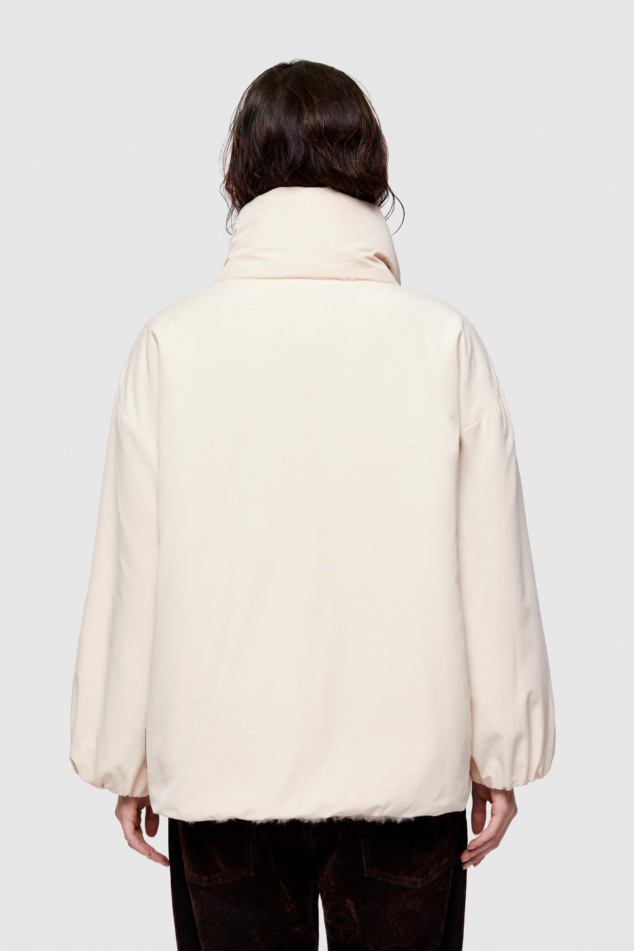 JAQUETA REVERSIBLE DE PELL SINTÈTICA I COTÓ D'OOFWEAR