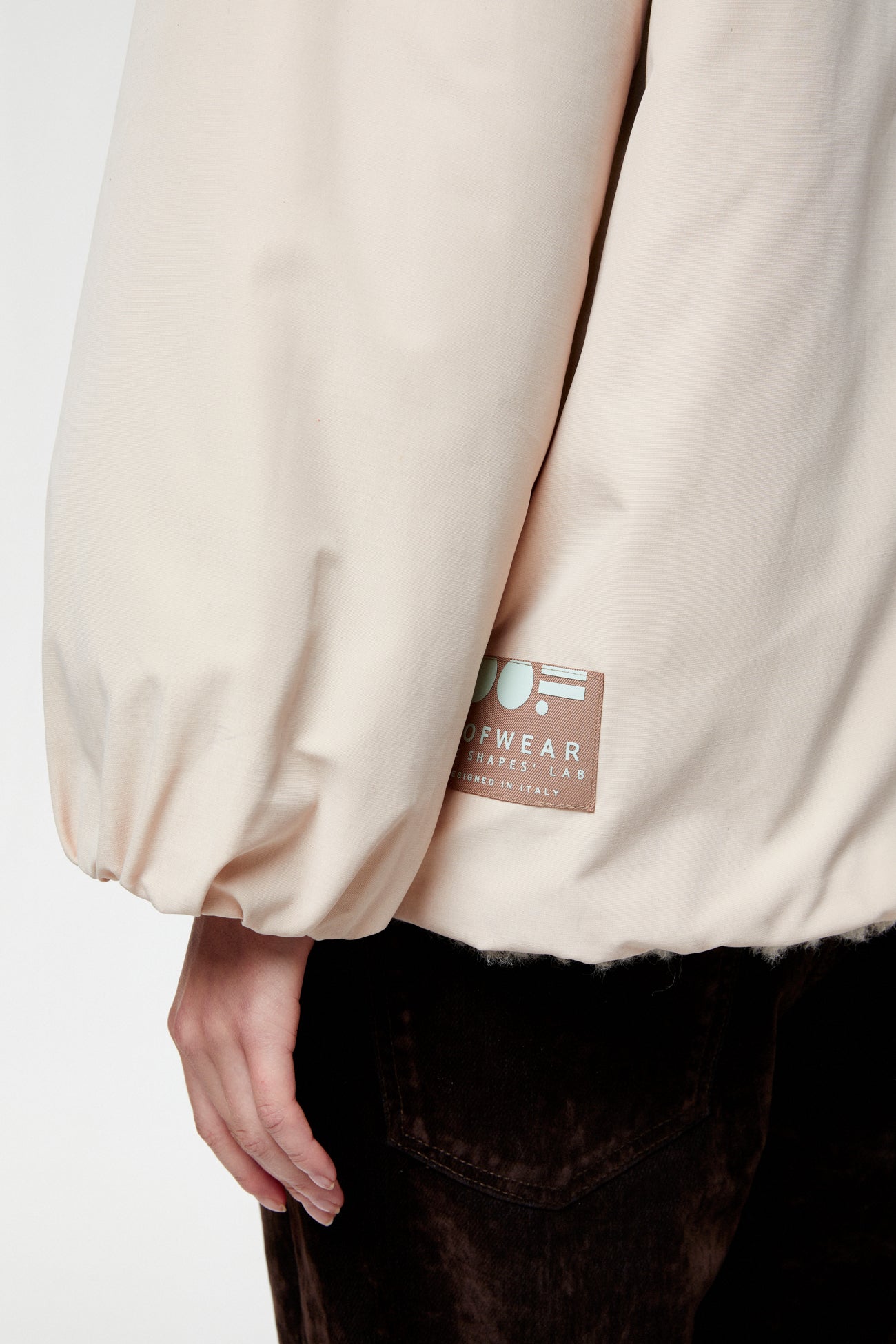 JAQUETA REVERSIBLE DE PELL SINTÈTICA I COTÓ D'OOFWEAR