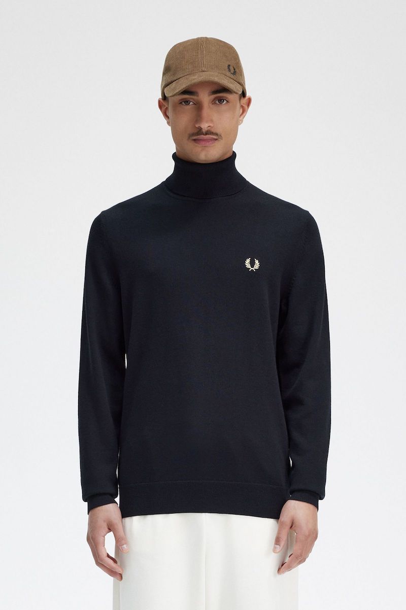FRED PERRY HIGH NECK SWEATER