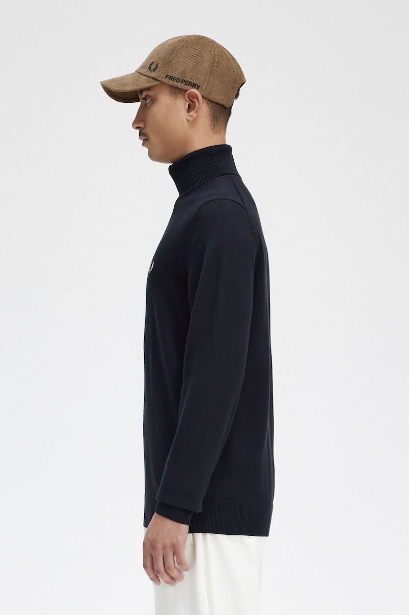 FRED PERRY HIGH NECK SWEATER