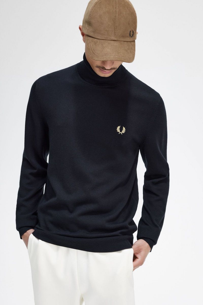 FRED PERRY HIGH NECK SWEATER
