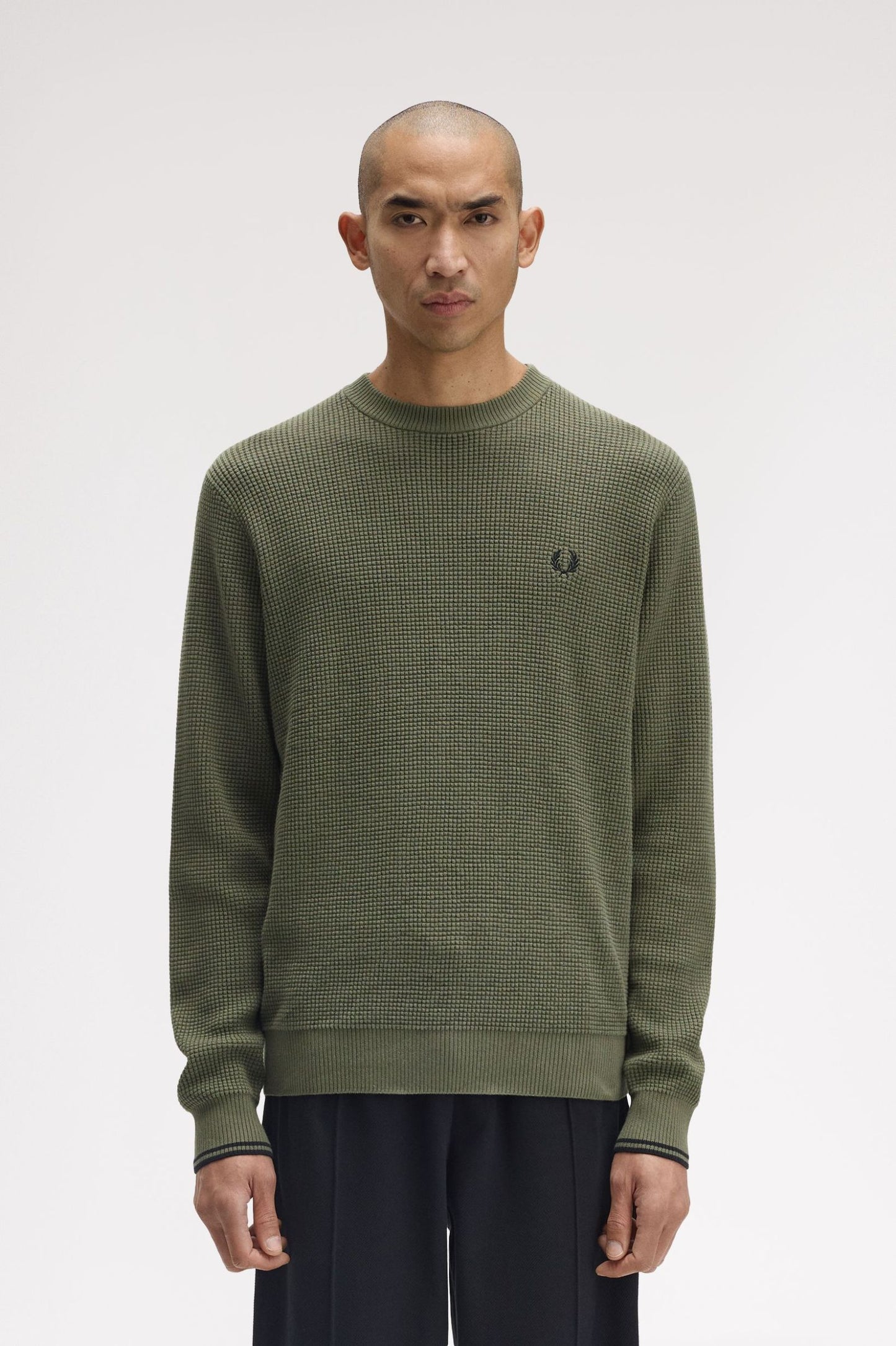 JERSEY CON PUNTO DE GOFRE DE FRED PERRY