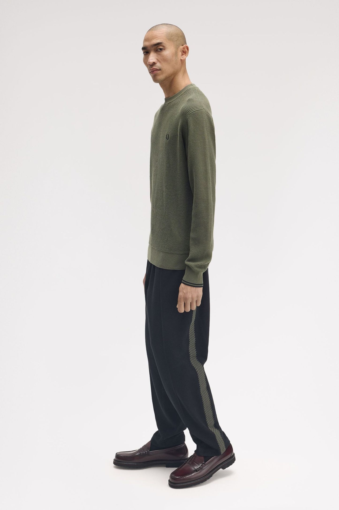 JERSEY CON PUNTO DE GOFRE DE FRED PERRY