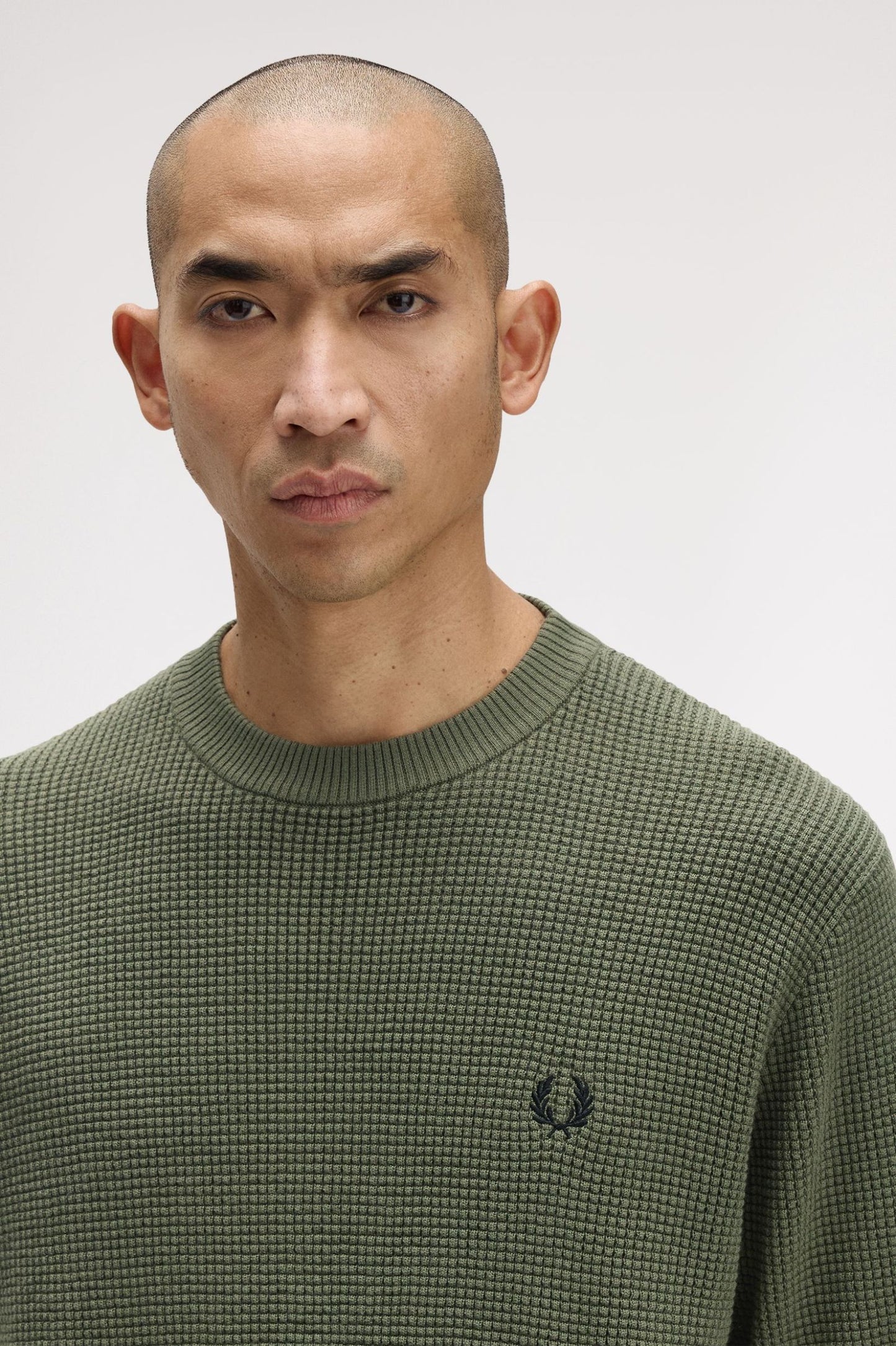 JERSEY CON PUNTO DE GOFRE DE FRED PERRY