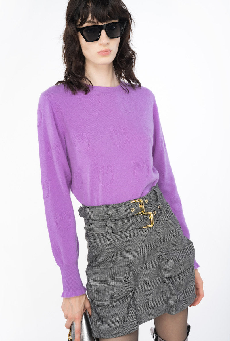 MINIFALDA CON DOBLE CINTURÓN DE PINKO