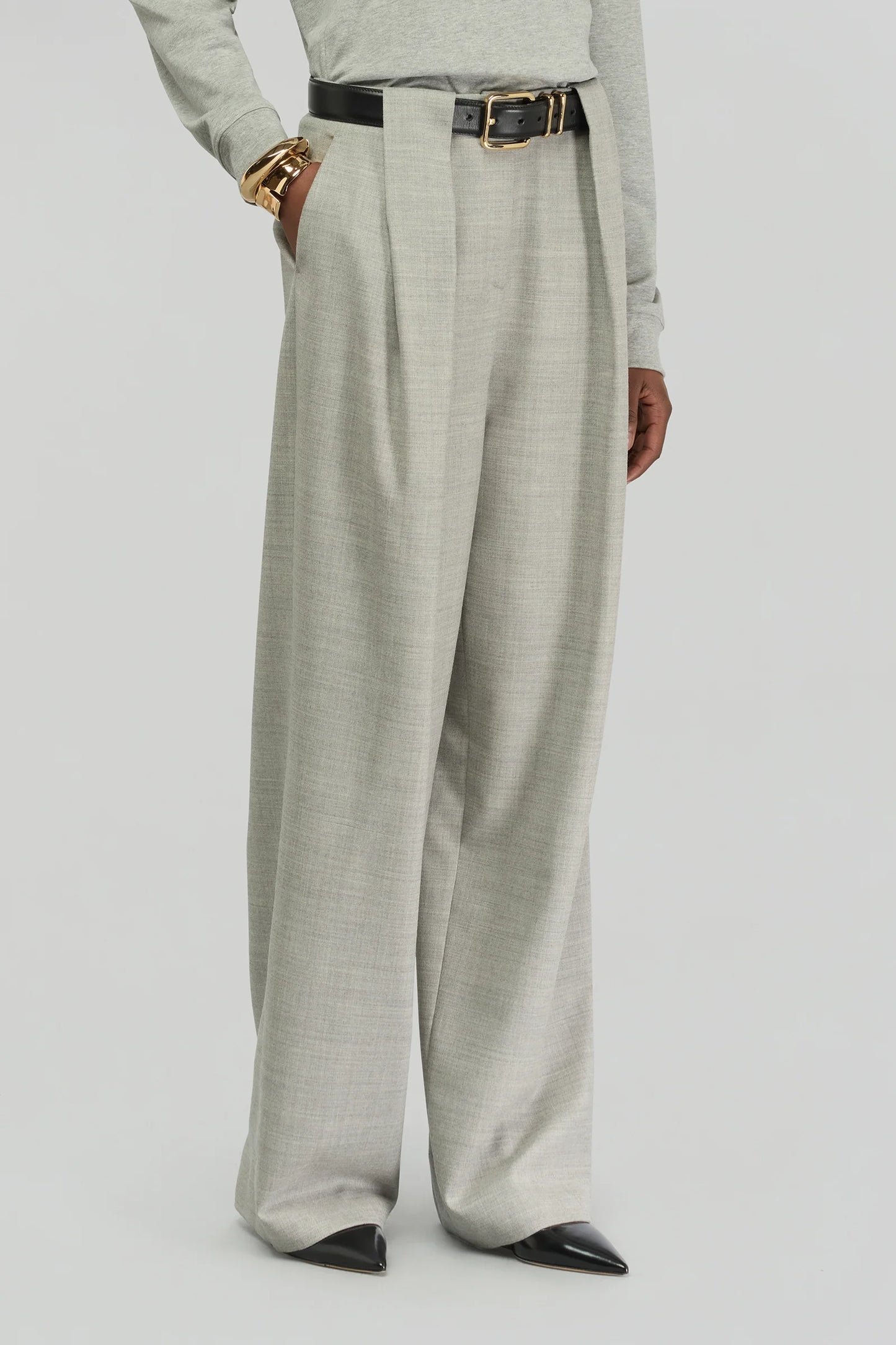 PANTALÓ DE FRANELA DE SEMICOUTURE