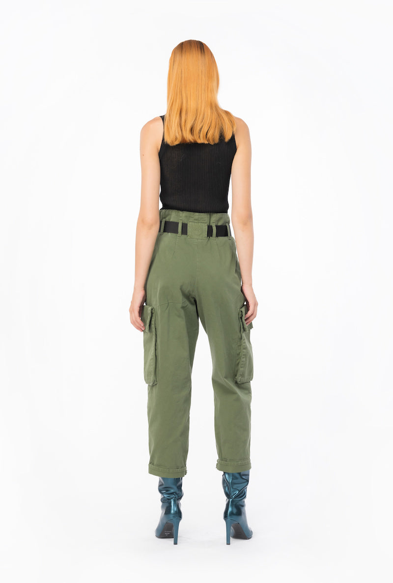 PANTALONS CÀRREC OVERSIZE DE PINKO
