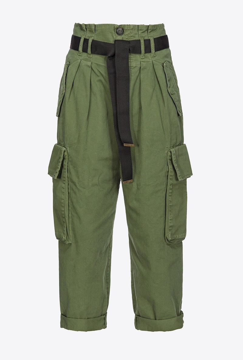 PANTALONS CÀRREC OVERSIZE DE PINKO