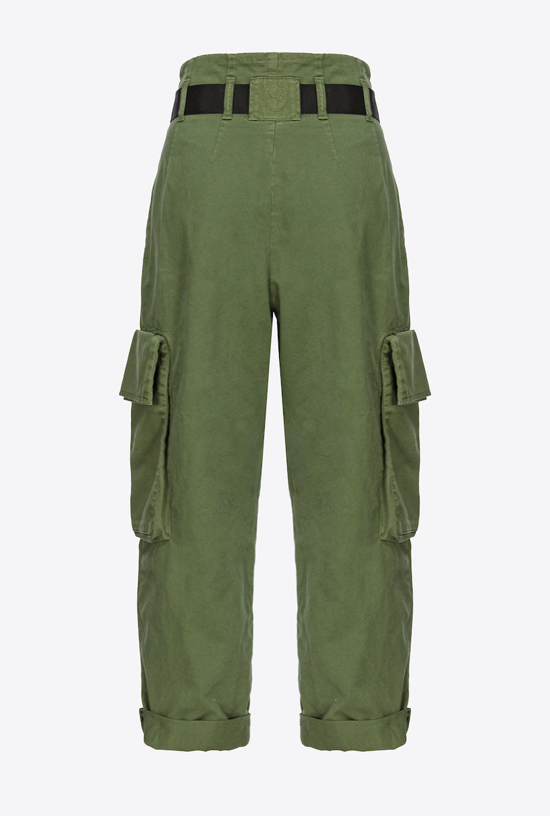 PANTALONS CÀRREC OVERSIZE DE PINKO