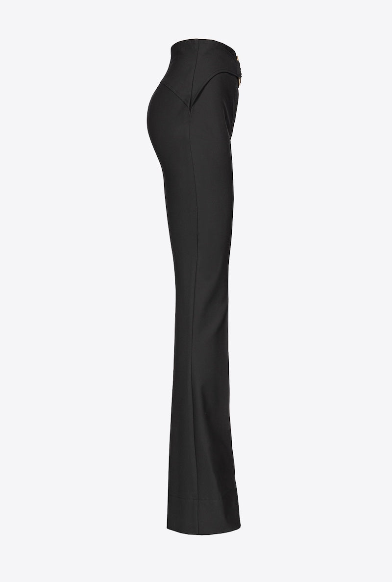 PANTALONES CON CINTURÓN PIERCING DE PINKO