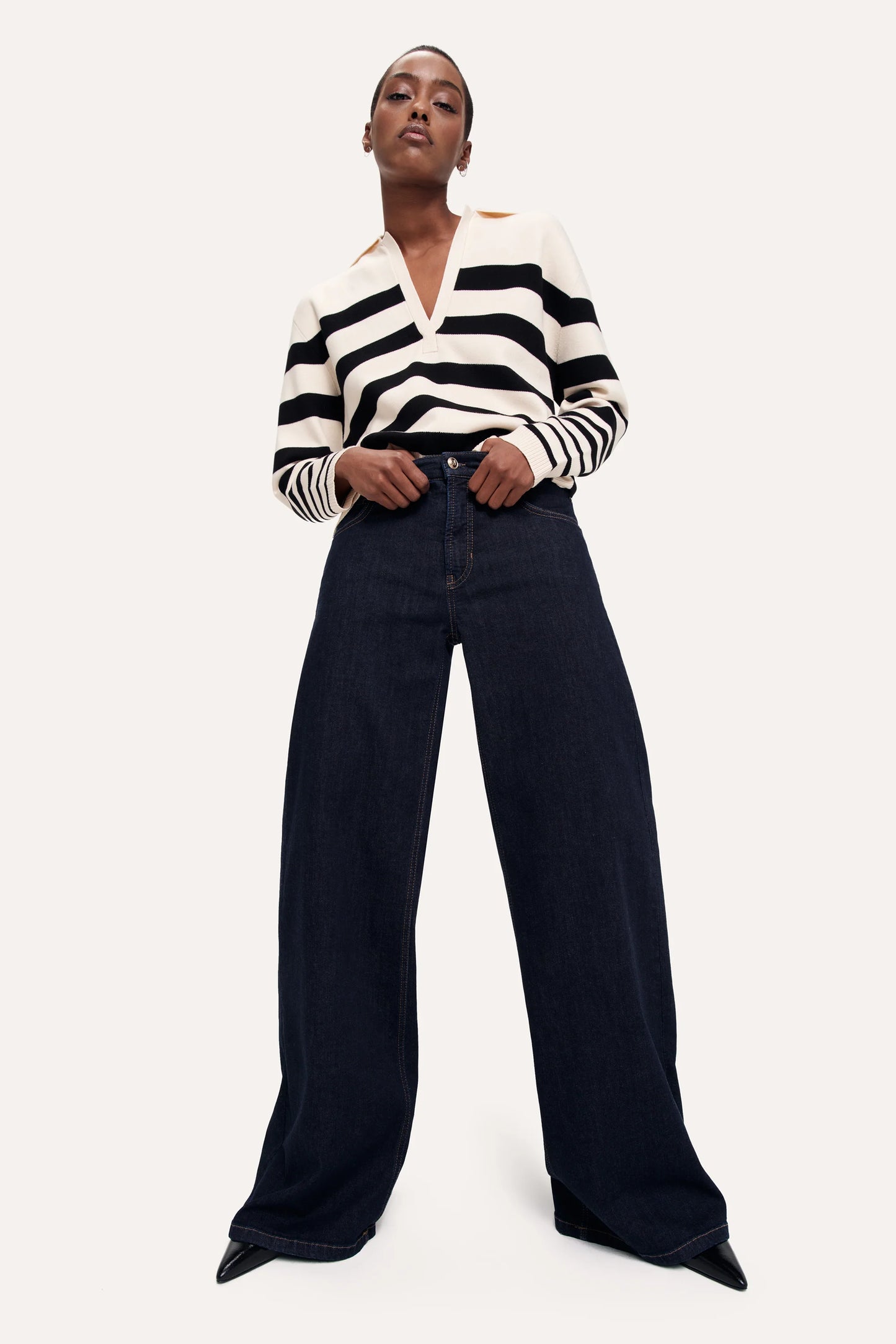PANTALONES VAQUEROS PALAZZO DE CAMBIO