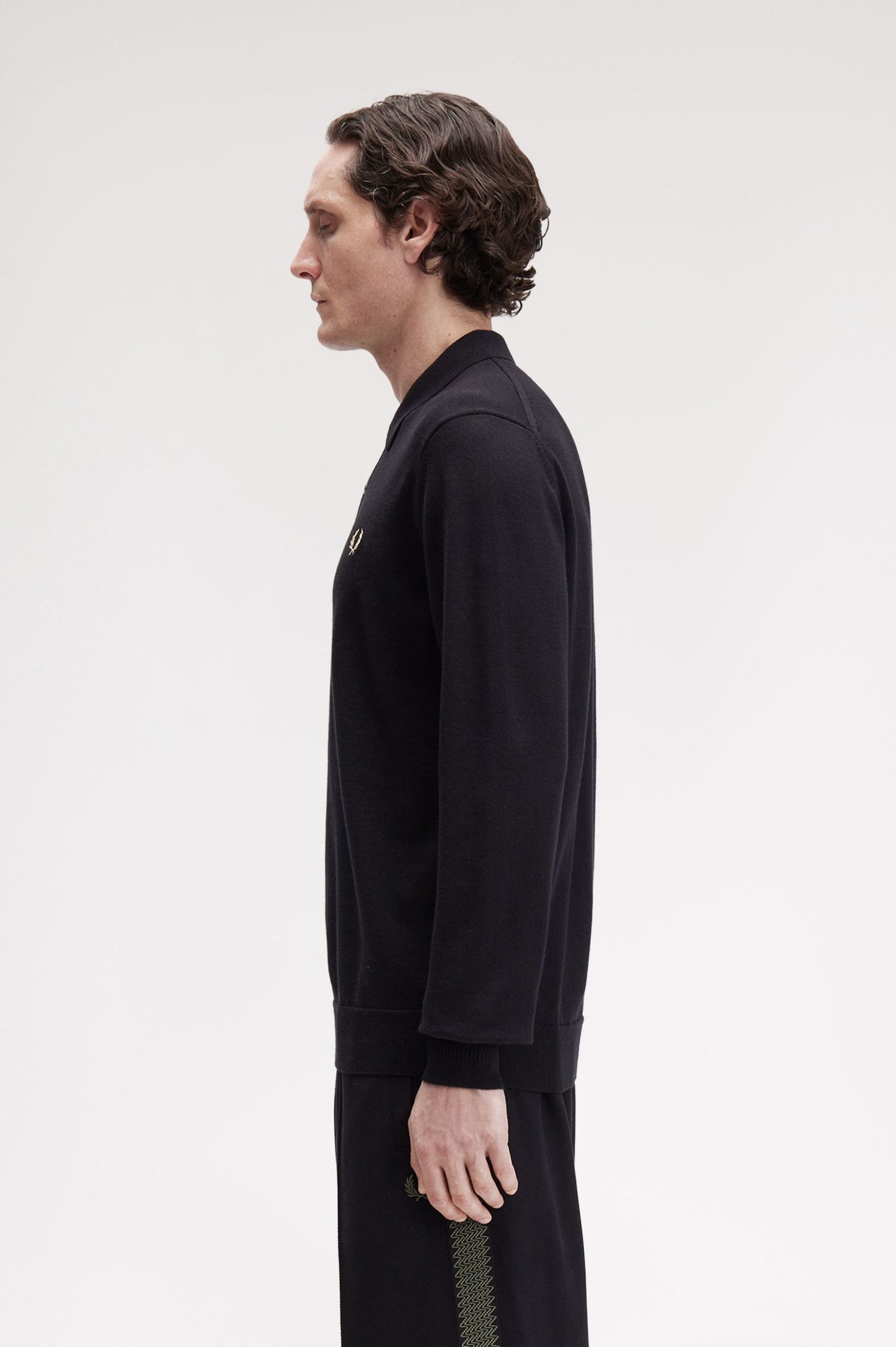 POLO DE PUNTO DE MANGA LARGA DE FRED PERRY