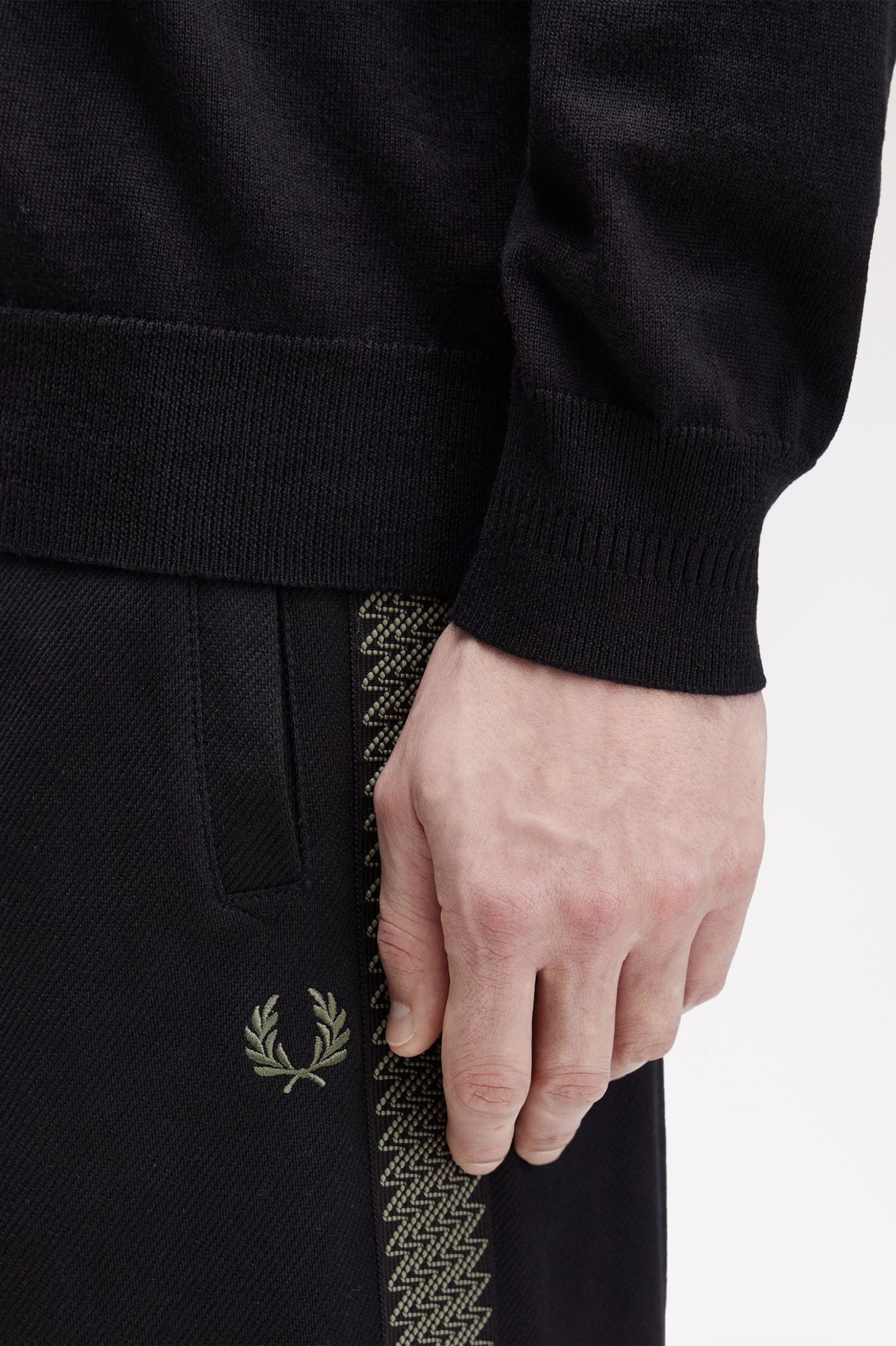 POLO DE PUNTO DE MANGA LARGA DE FRED PERRY
