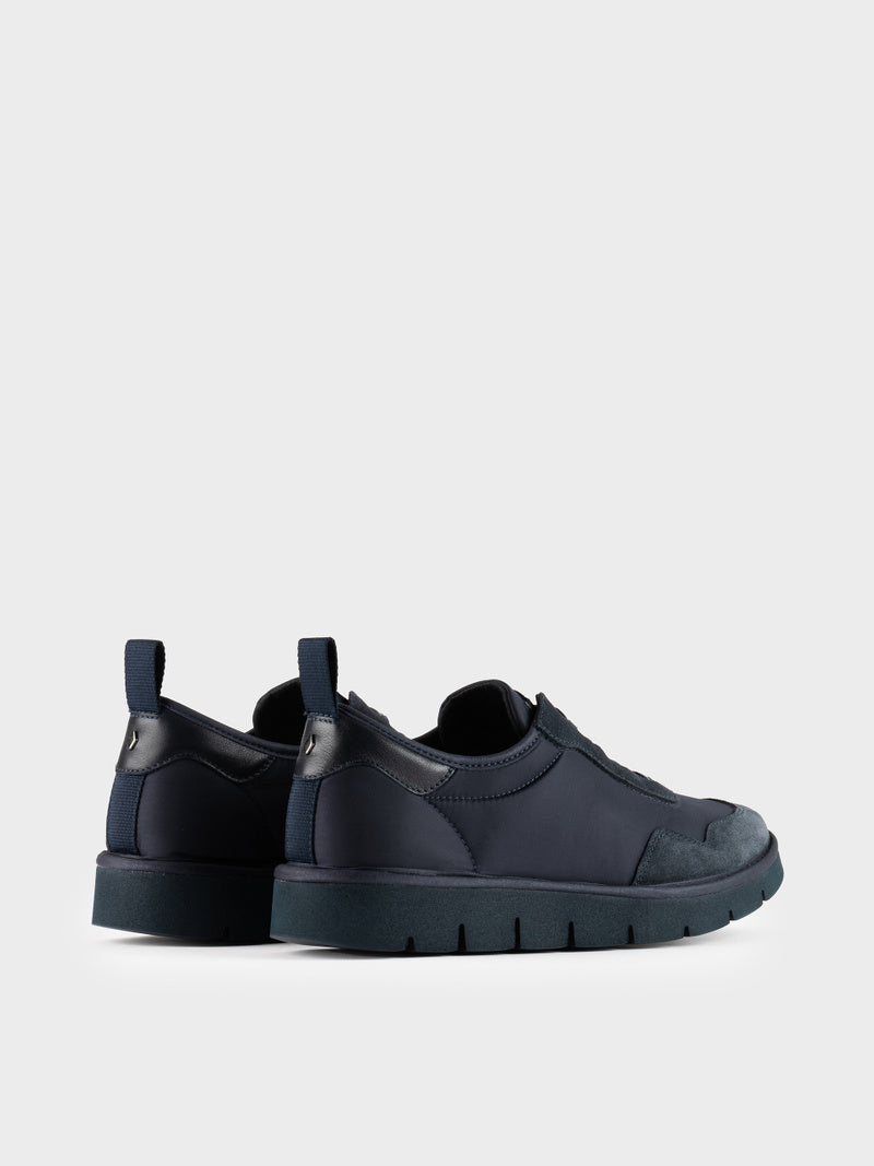 ZAPATO SLIP ON DE NAILON Y ANTE DE PANCHIC
