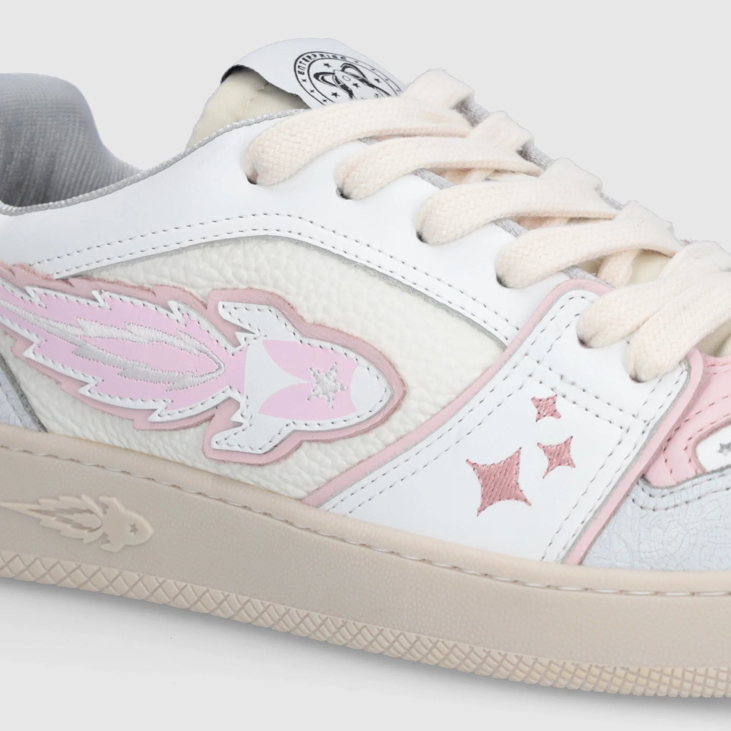 SNEAKERS ROSES "EJ EGG ROCKET" D'ENTERPRISE JAPAN