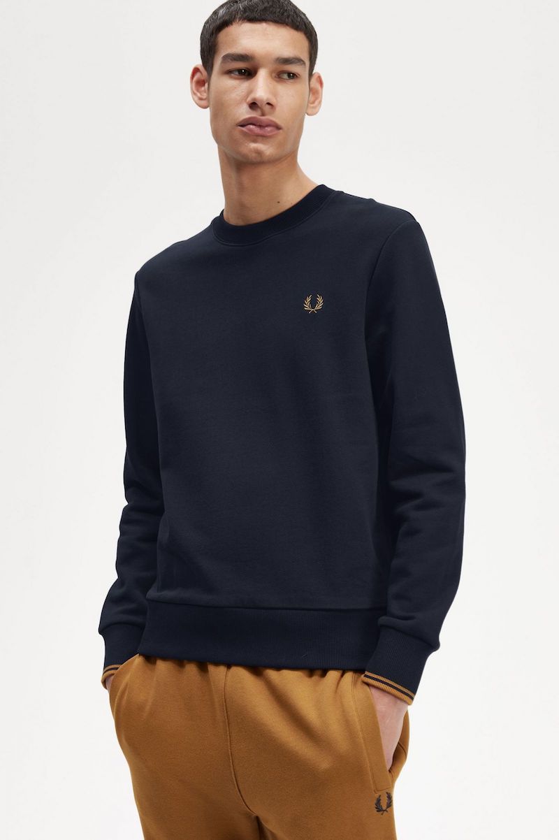 SUDADERA DE CUELLO REDONDO DE FRED PERRY